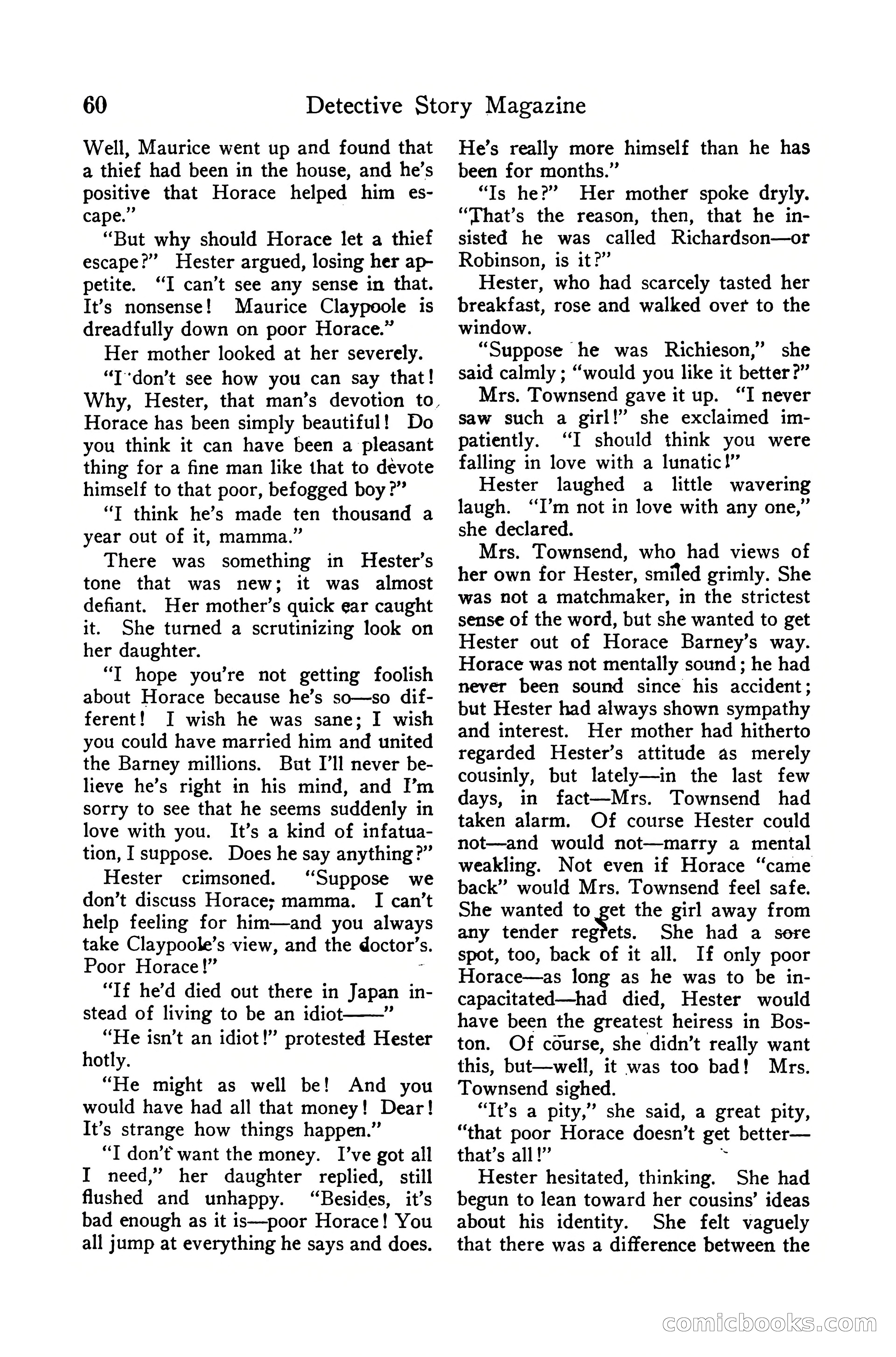 Detective Story Magazine, December 10, 1918 — page 62 of 164