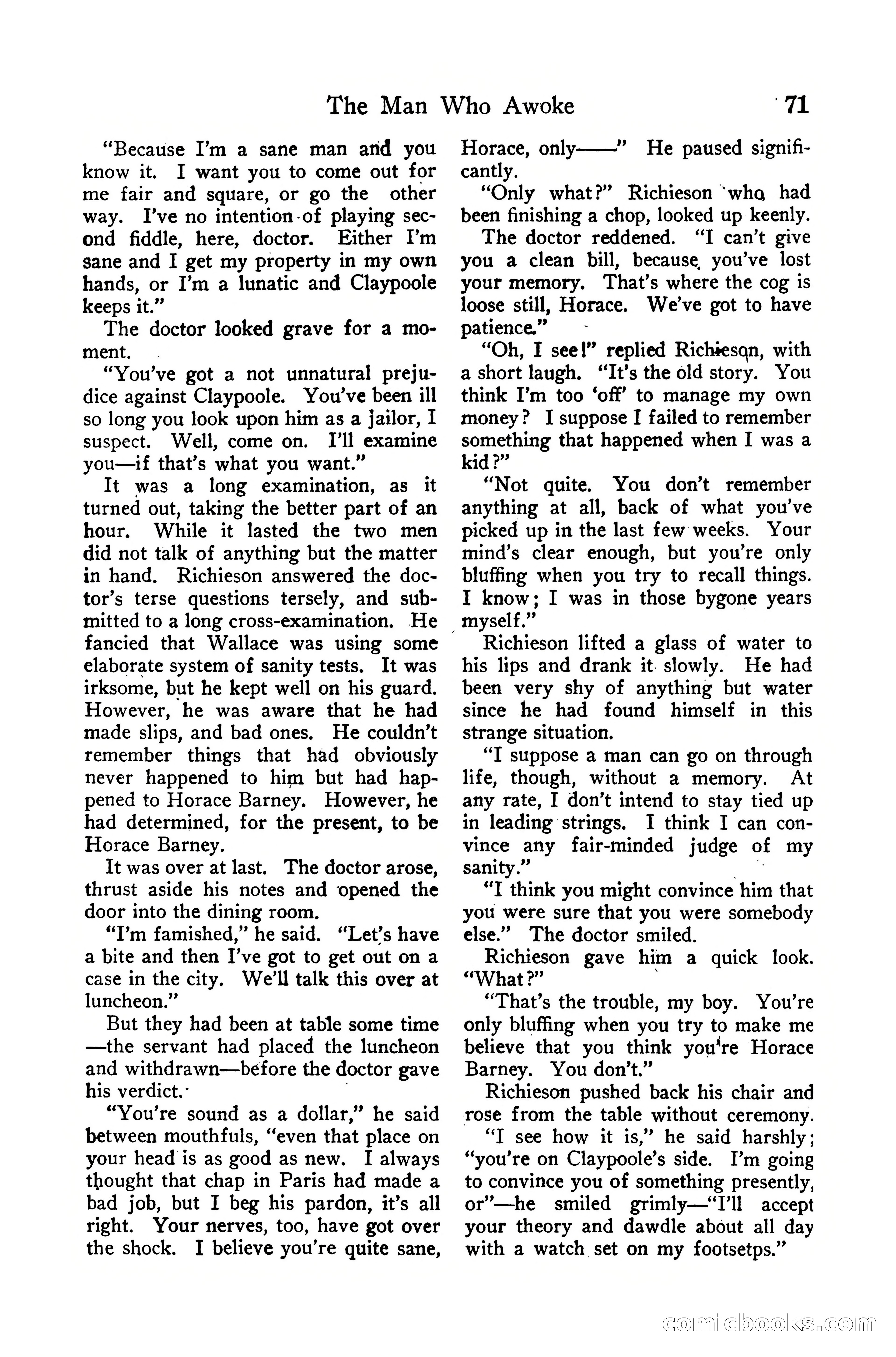 Detective Story Magazine, December 10, 1918 — page 73 of 164