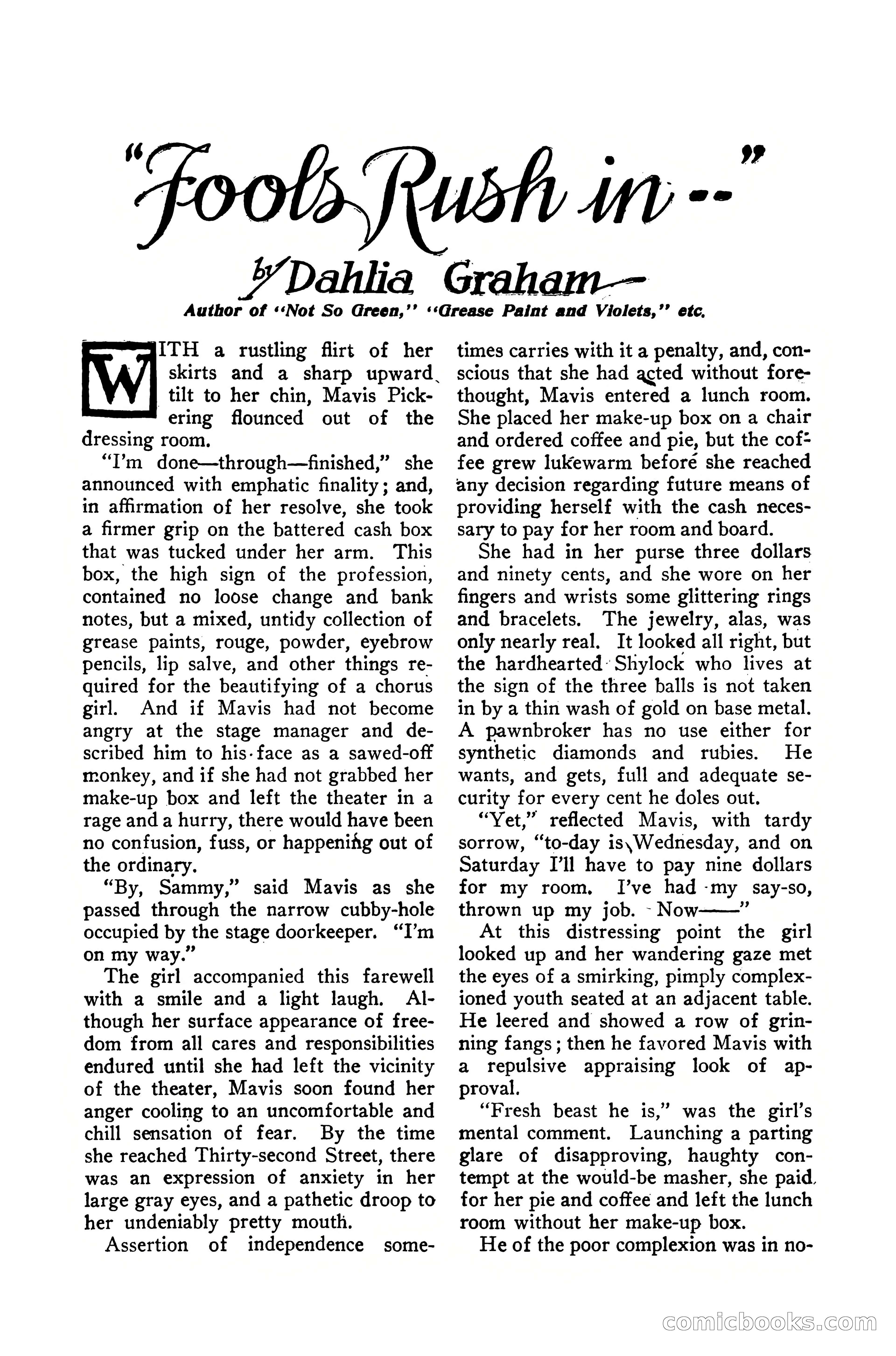 Detective Story Magazine, December 10, 1918 — page 76 of 164