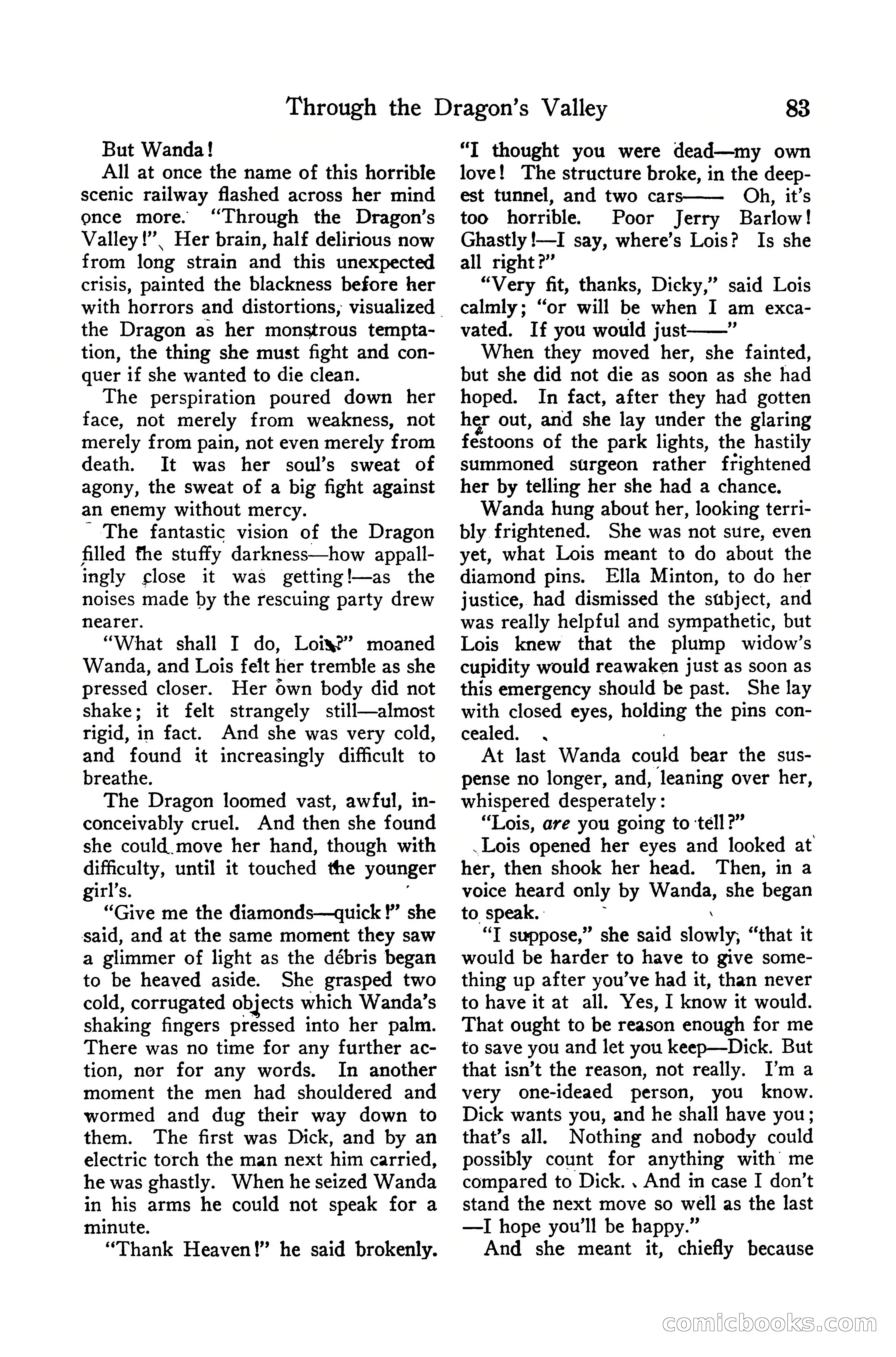 Detective Story Magazine, December 10, 1918 — page 85 of 164