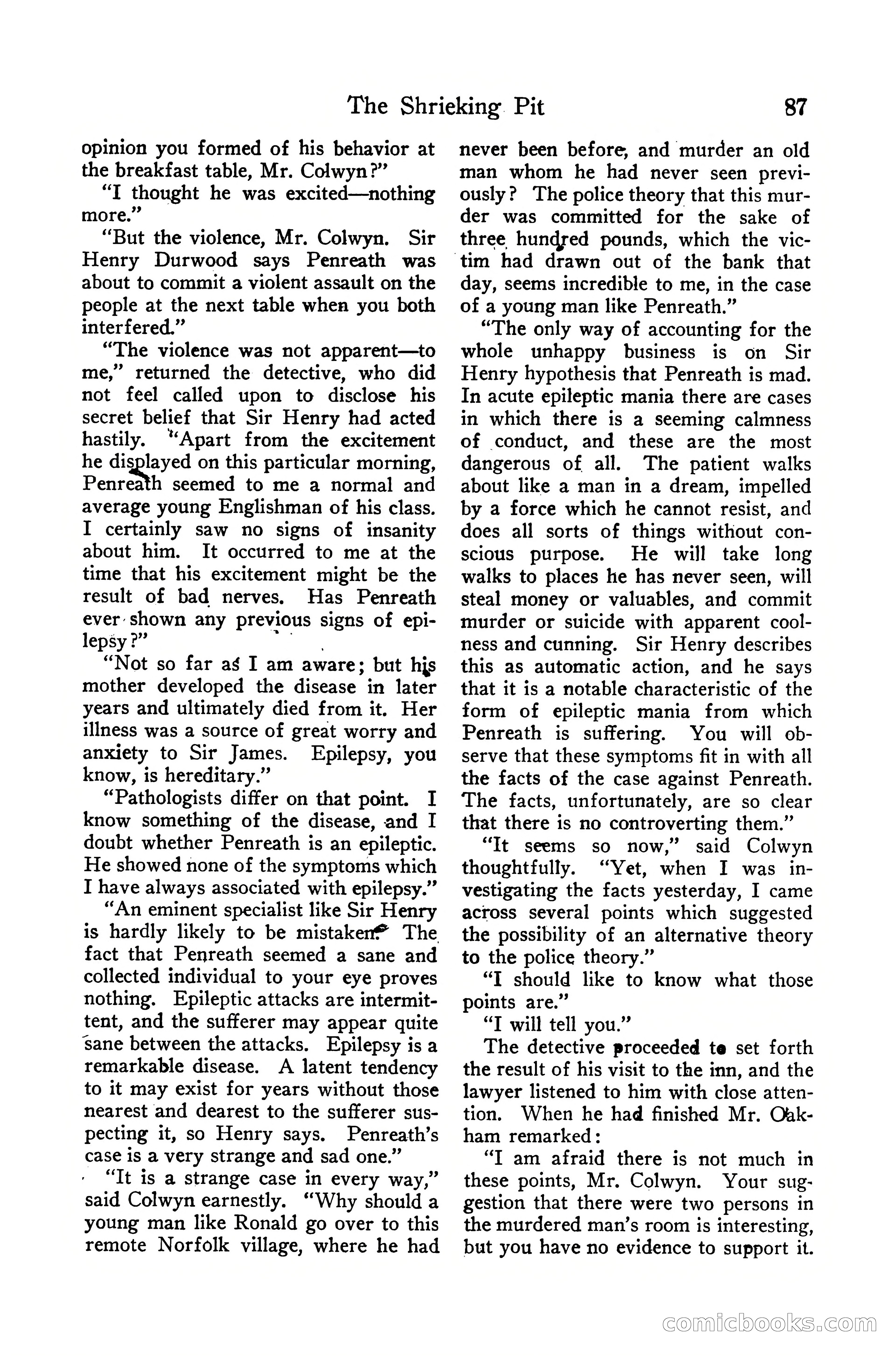 Detective Story Magazine, December 10, 1918 — page 89 of 164