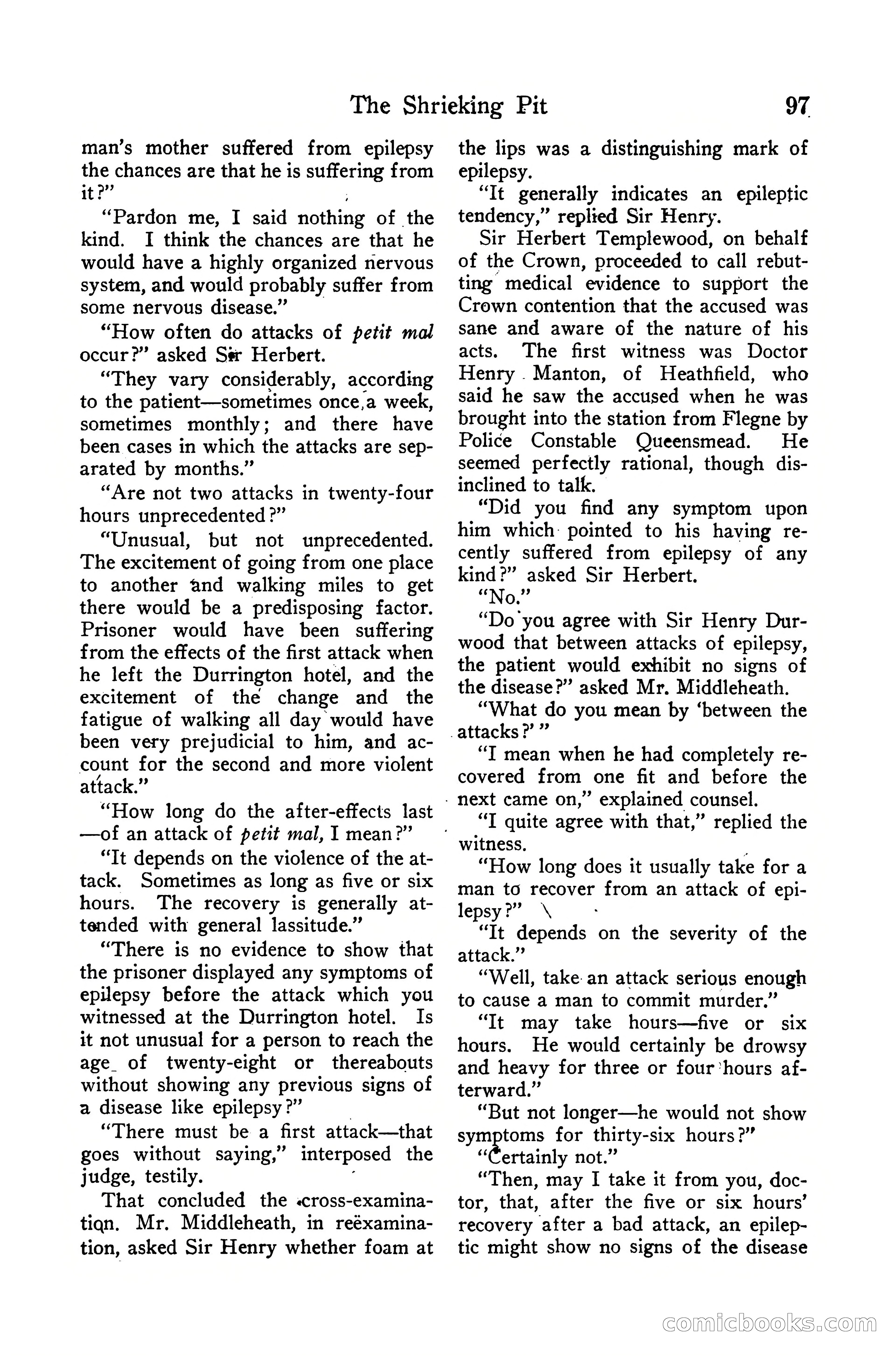 Detective Story Magazine, December 10, 1918 — page 99 of 164