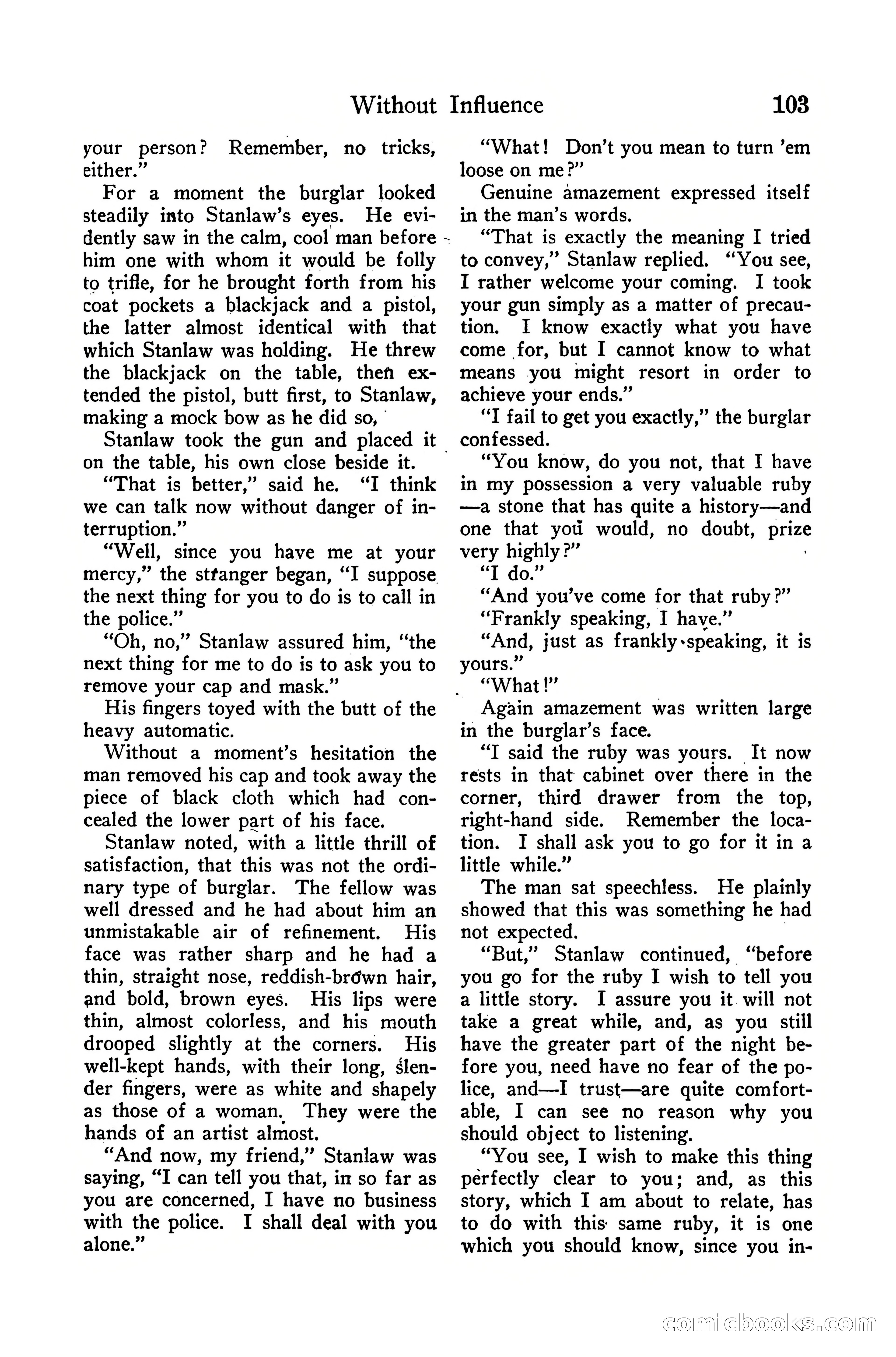 Detective Story Magazine, December 10, 1918 — page 105 of 164