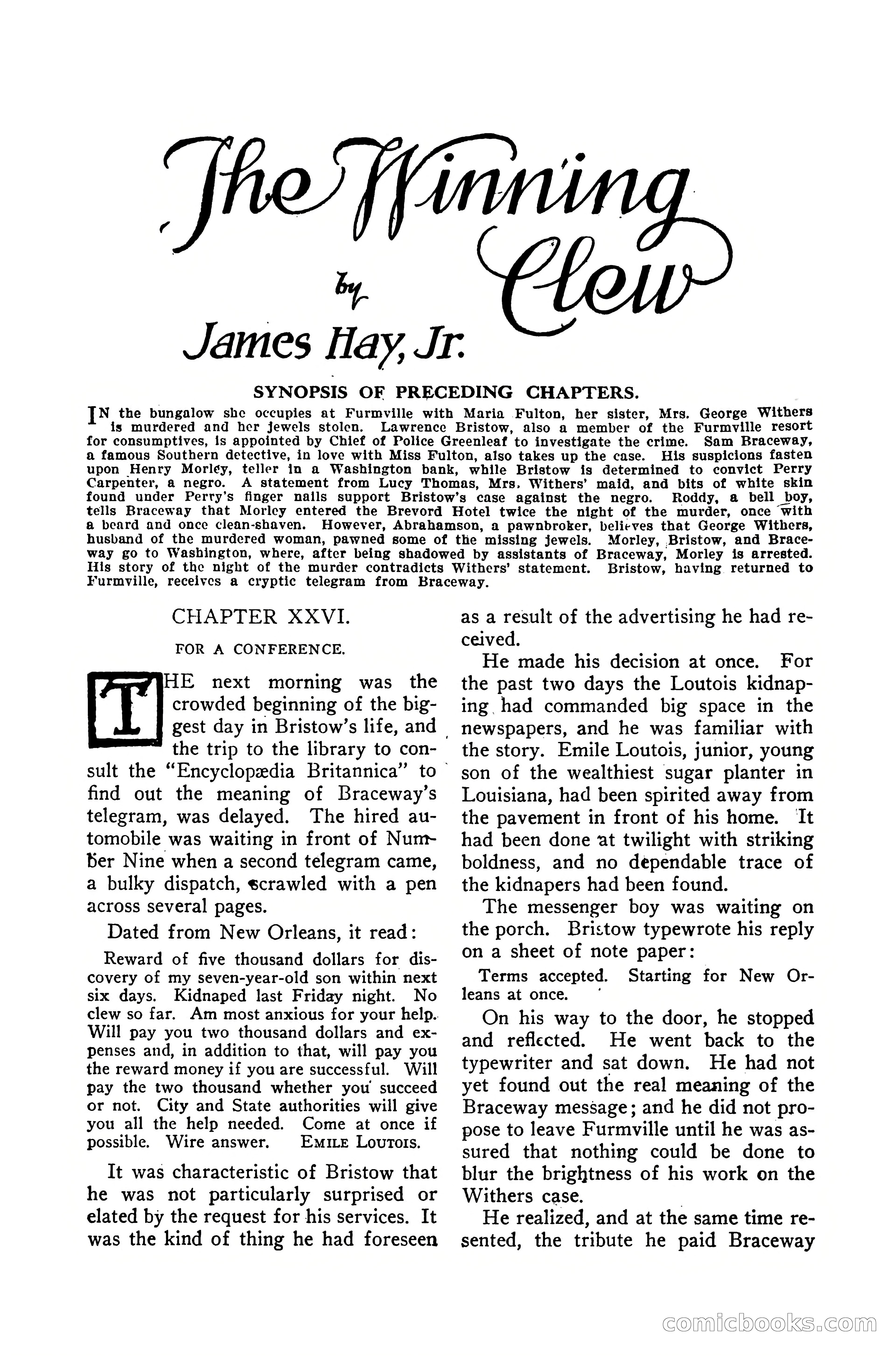 Detective Story Magazine, December 10, 1918 — page 110 of 164