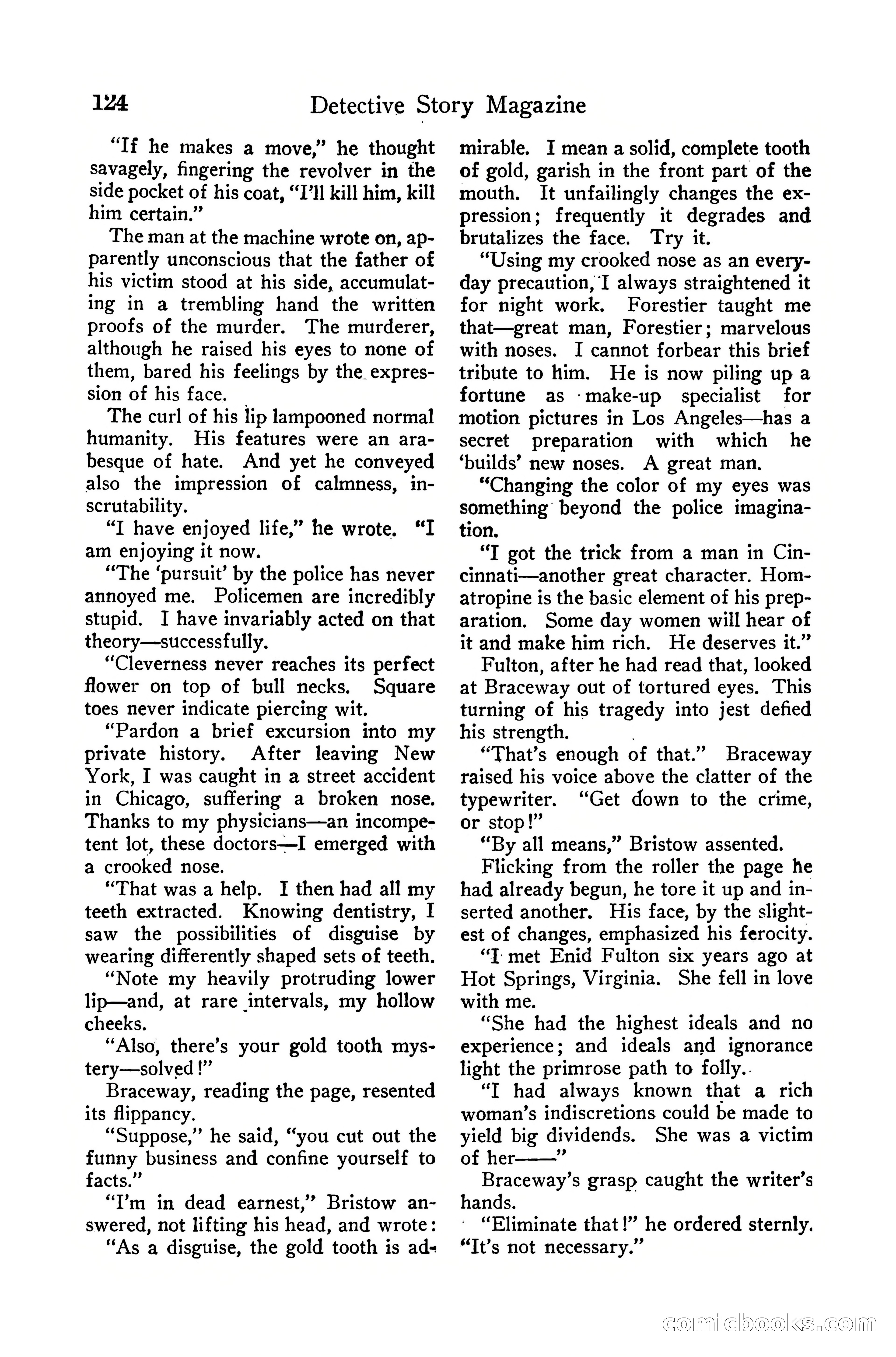 Detective Story Magazine, December 10, 1918 — page 126 of 164
