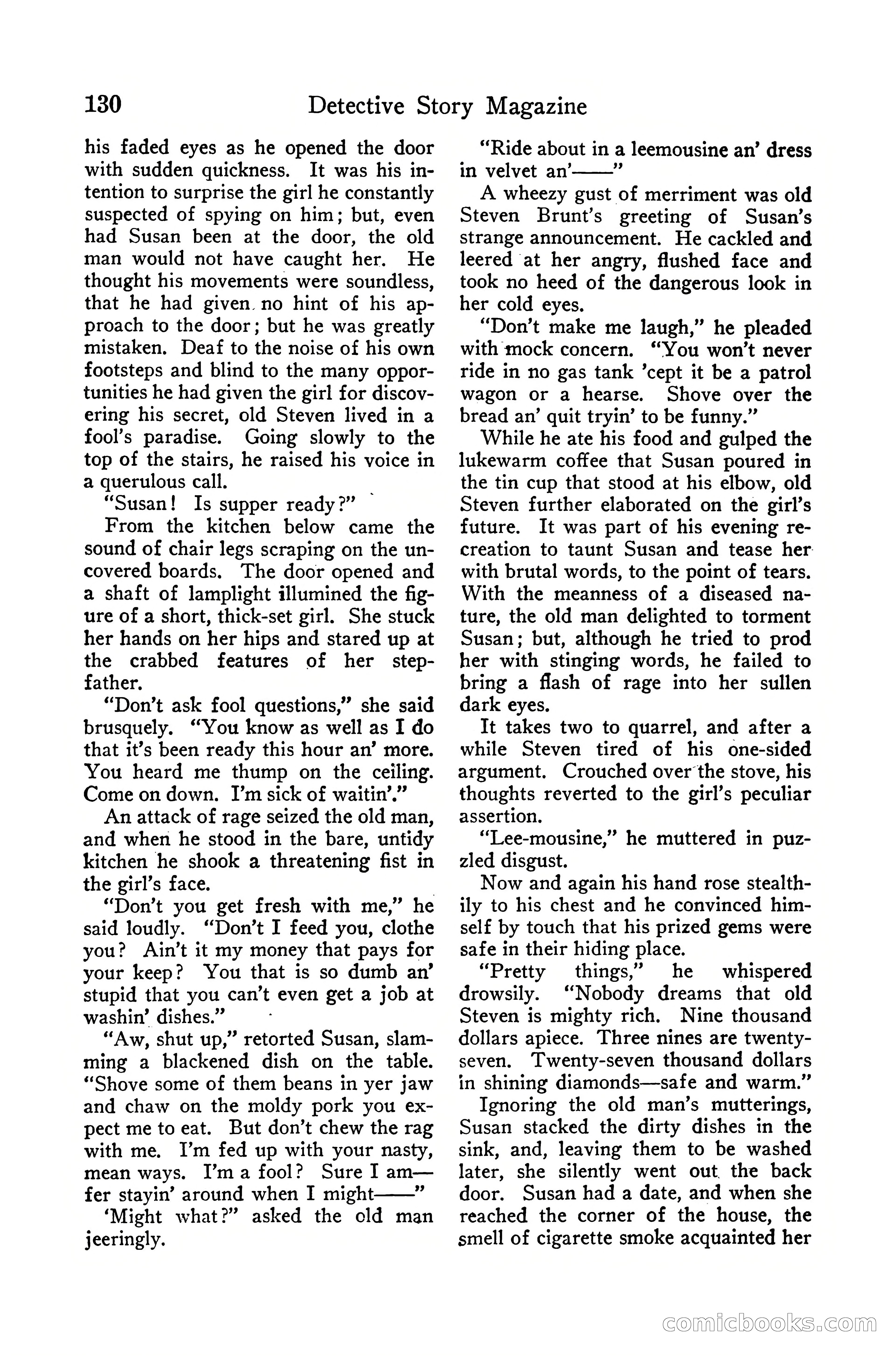 Detective Story Magazine, December 10, 1918 — page 132 of 164
