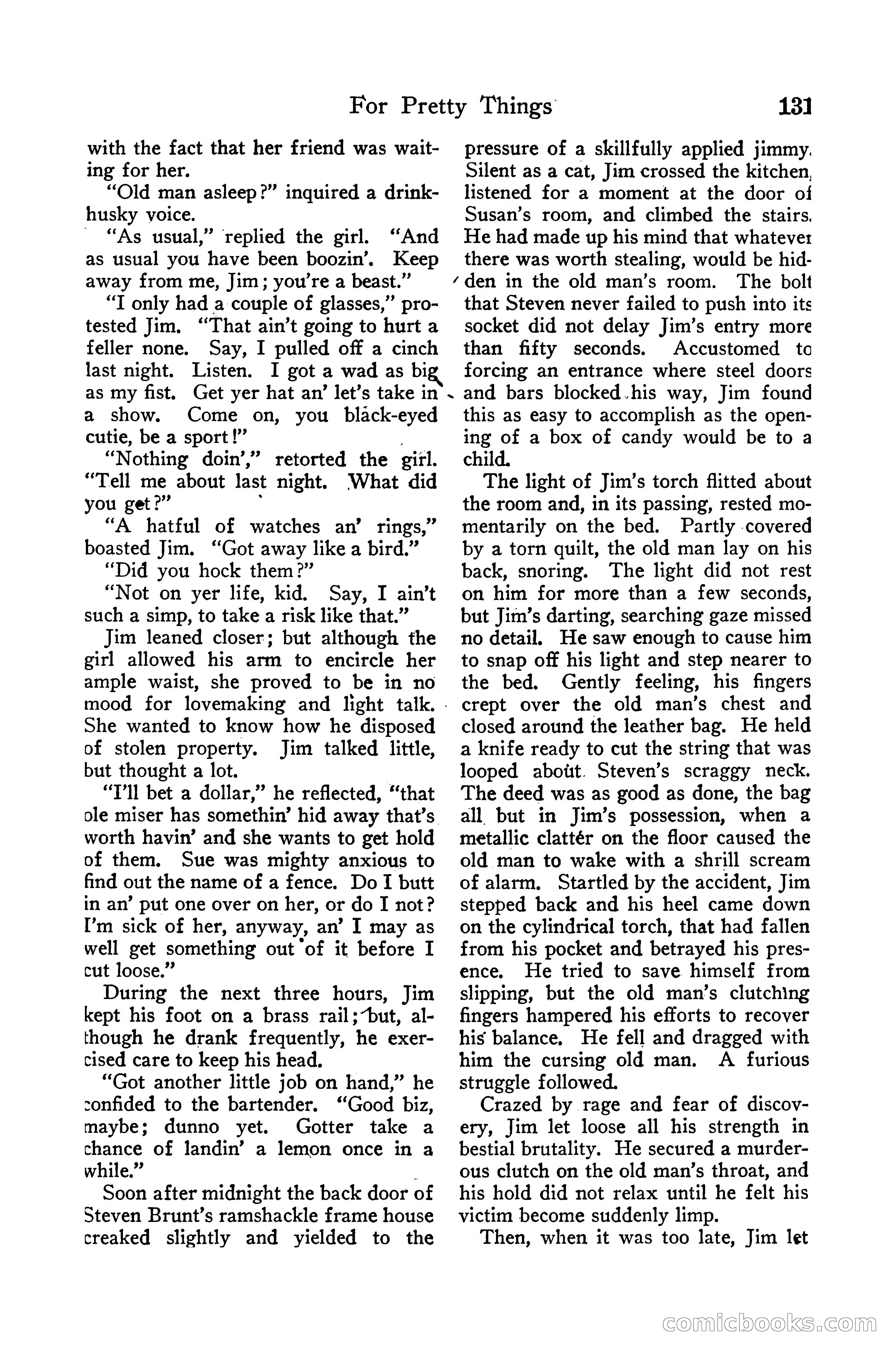 Detective Story Magazine, December 10, 1918 — page 133 of 164