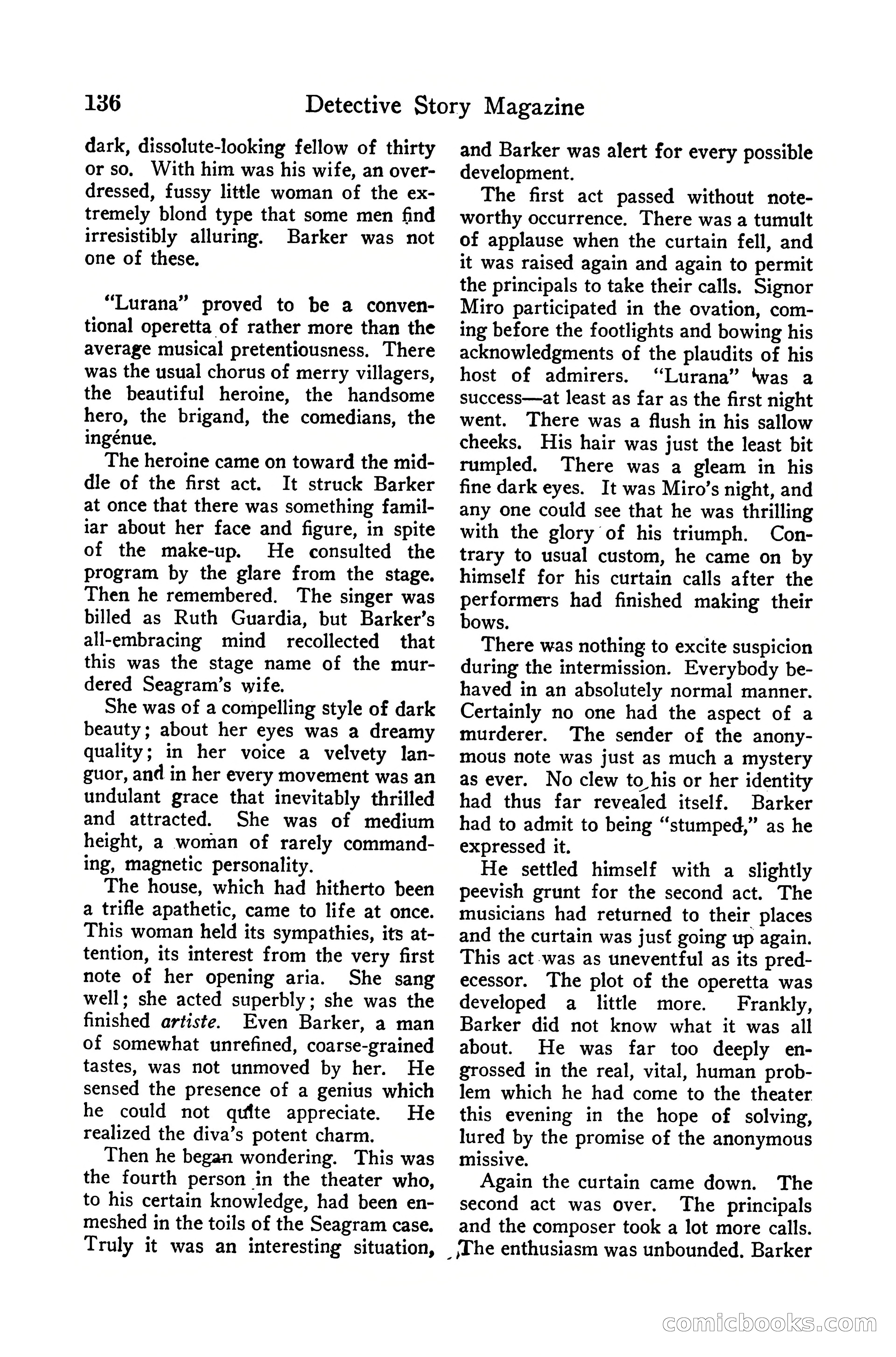 Detective Story Magazine, December 10, 1918 — page 138 of 164