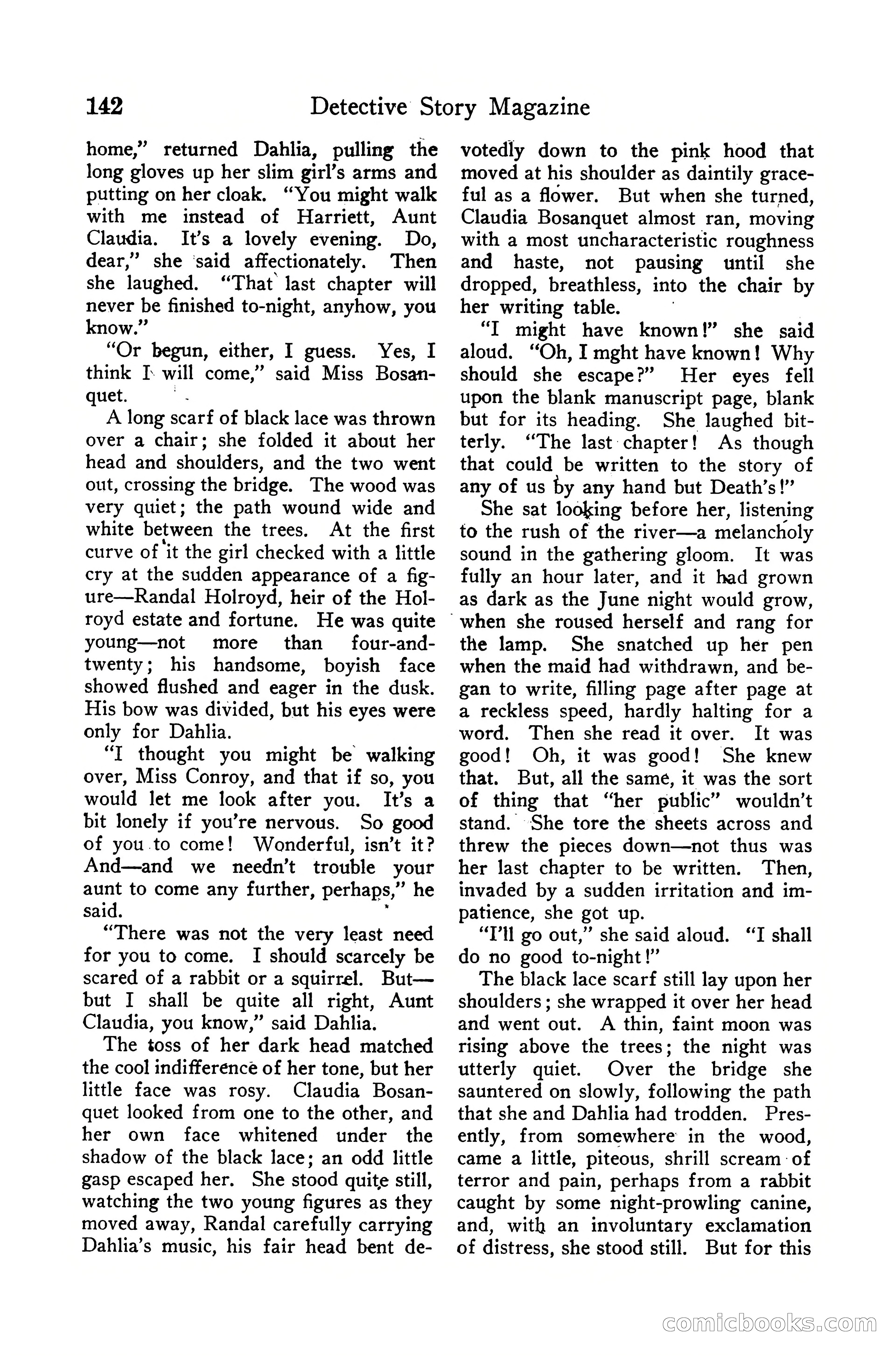 Detective Story Magazine, December 10, 1918 — page 144 of 164