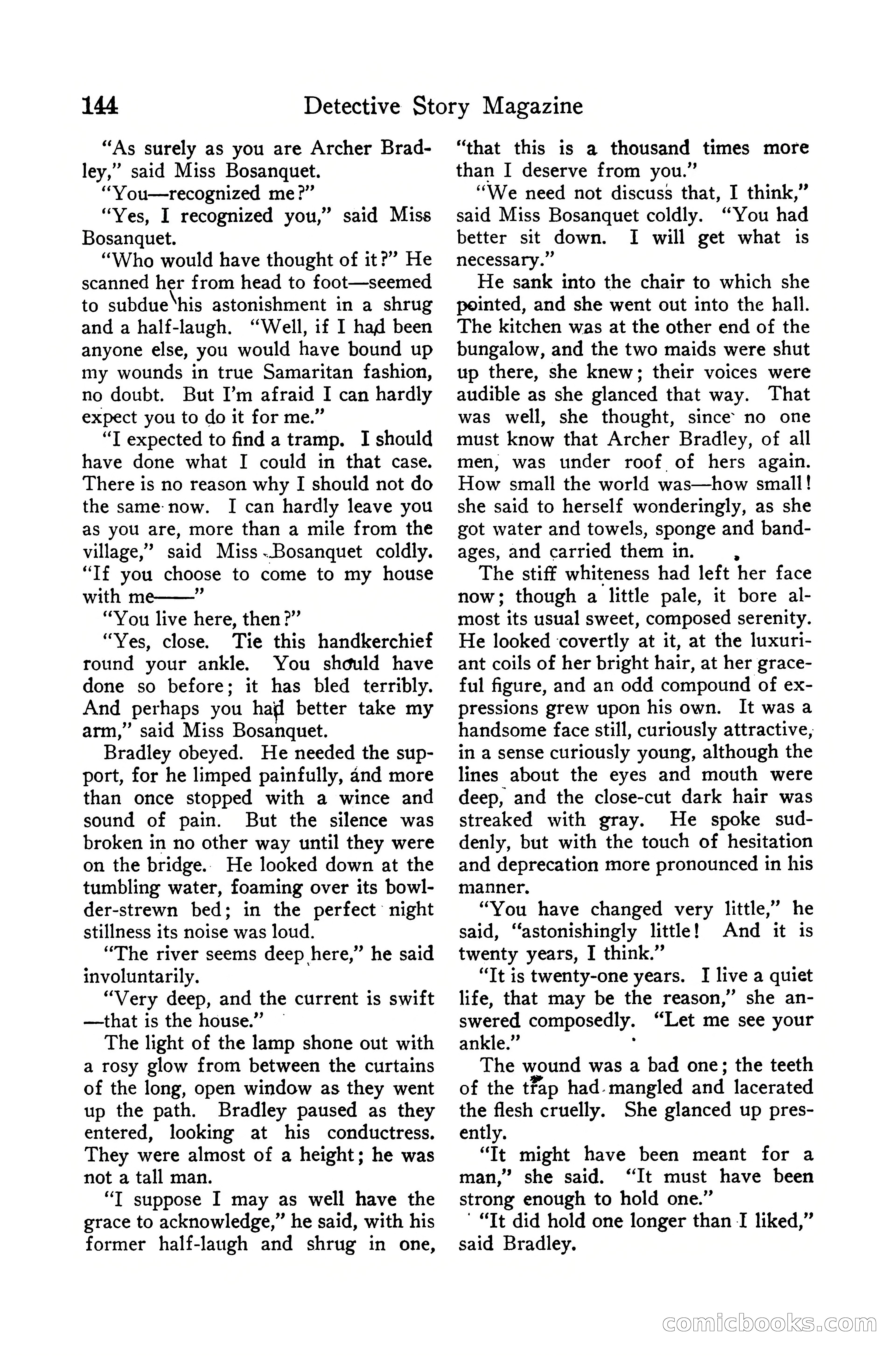 Detective Story Magazine, December 10, 1918 — page 146 of 164