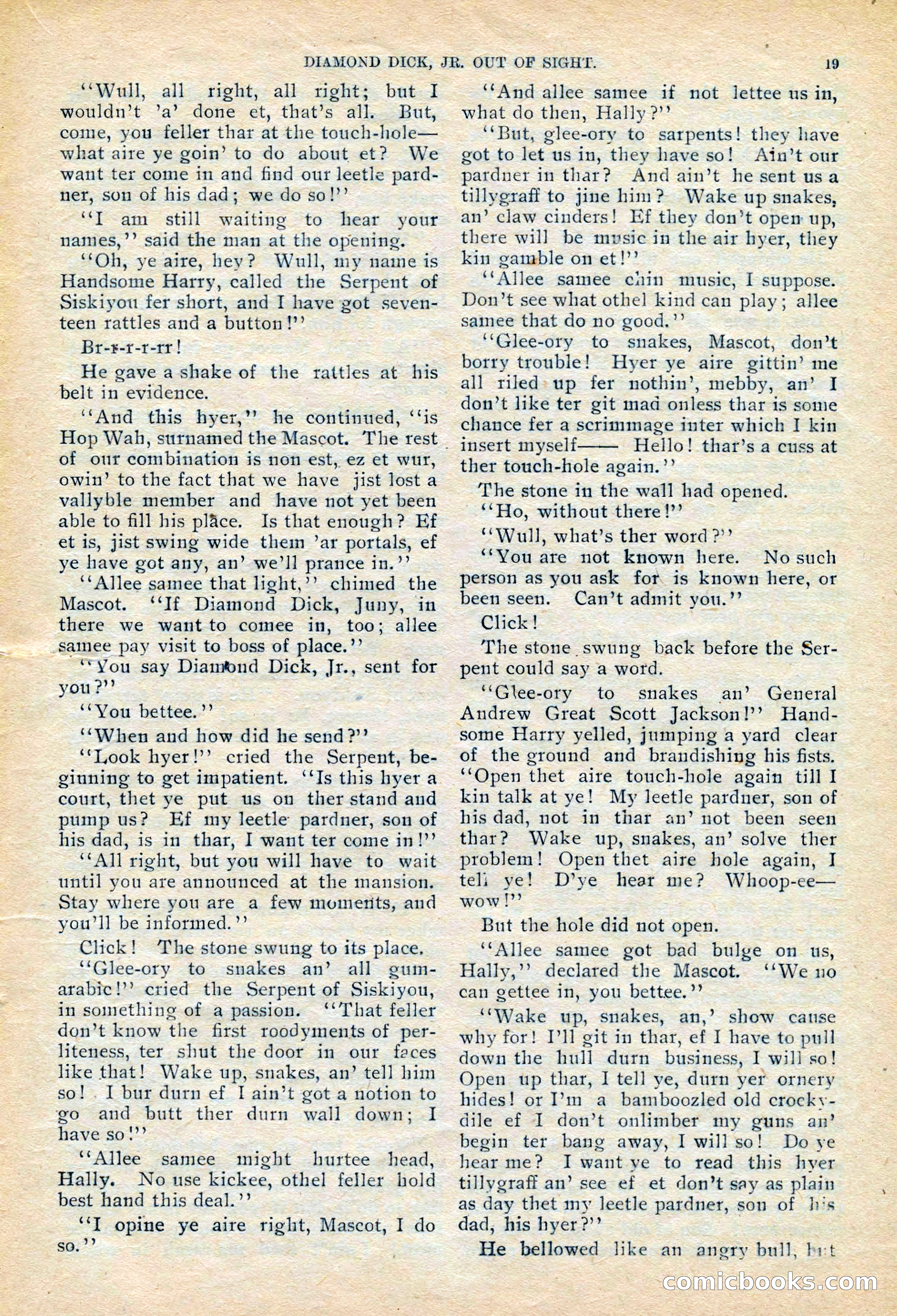 Diamond Dick, Jr. #60 — page 21 of 37