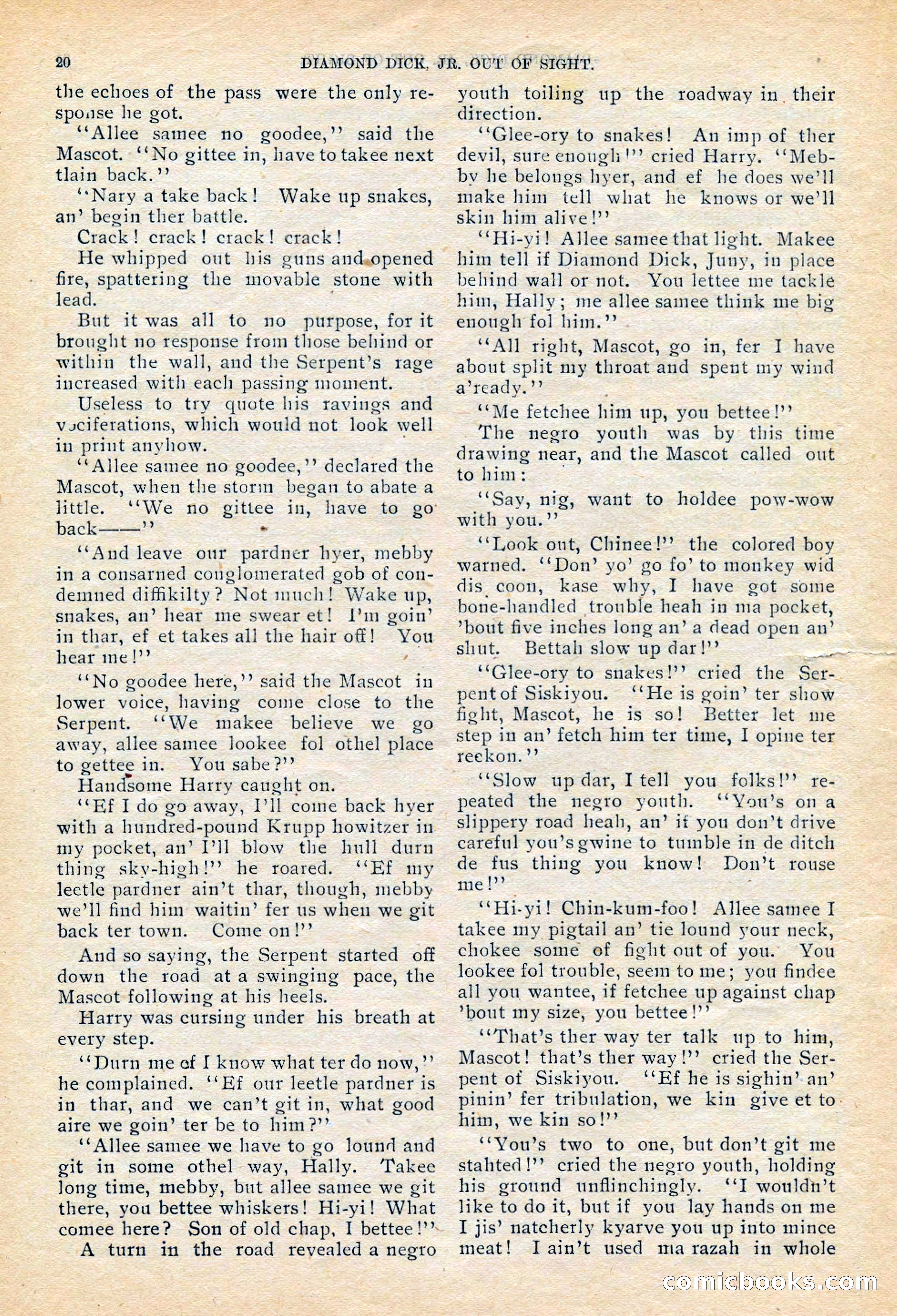 Diamond Dick, Jr. #60 — page 22 of 37