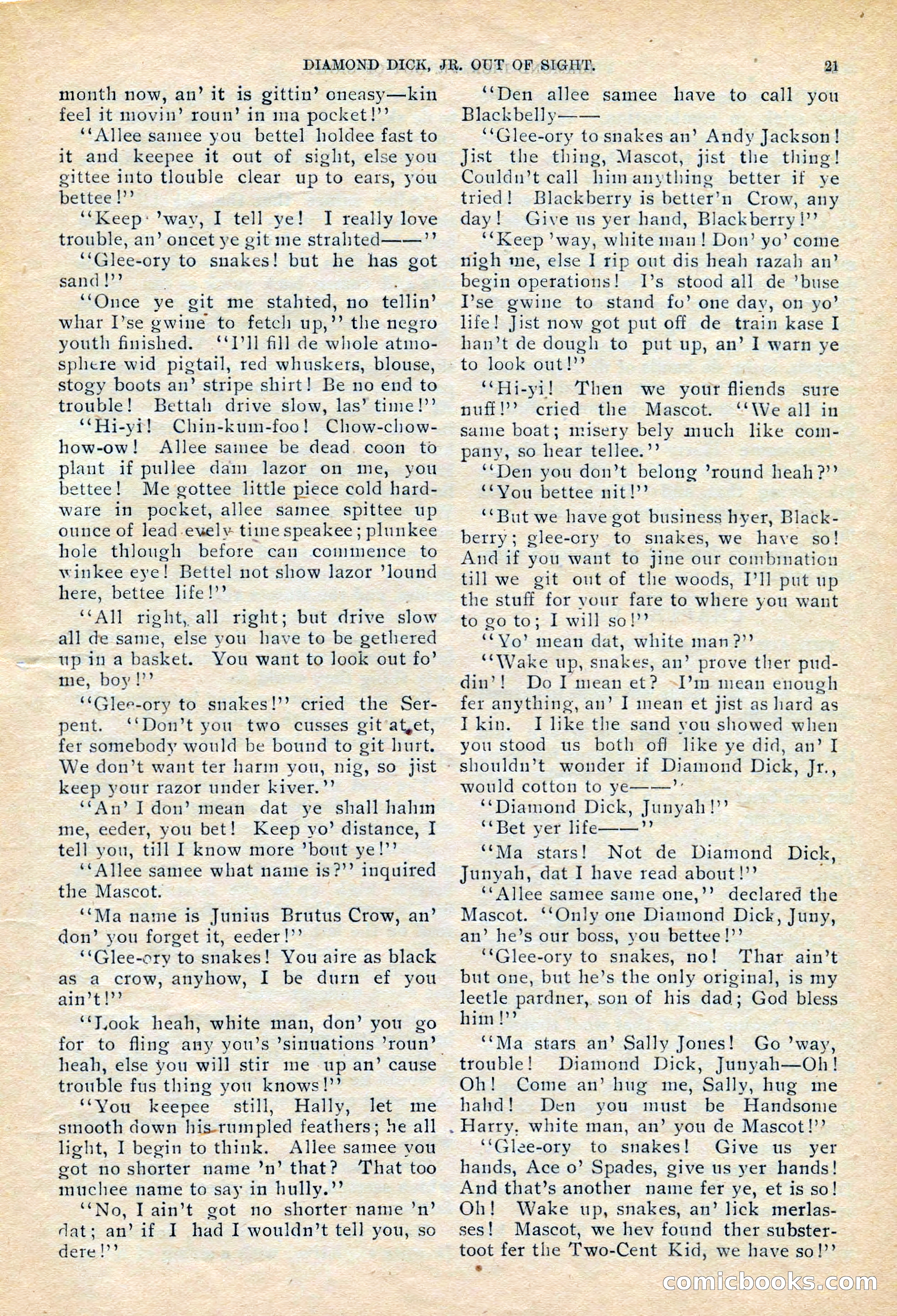 Diamond Dick, Jr. #60 — page 23 of 37