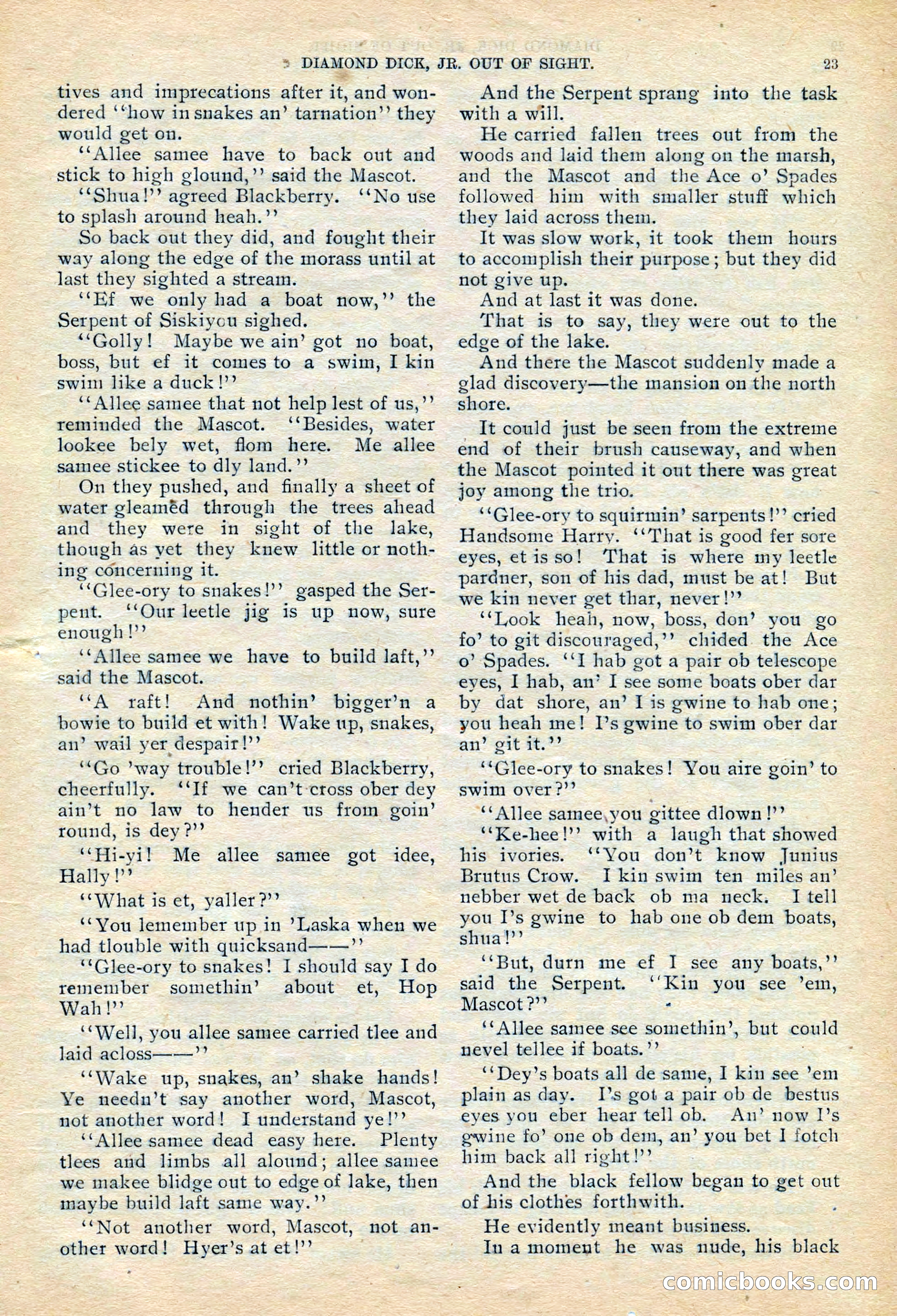 Diamond Dick, Jr. #60 — page 25 of 37