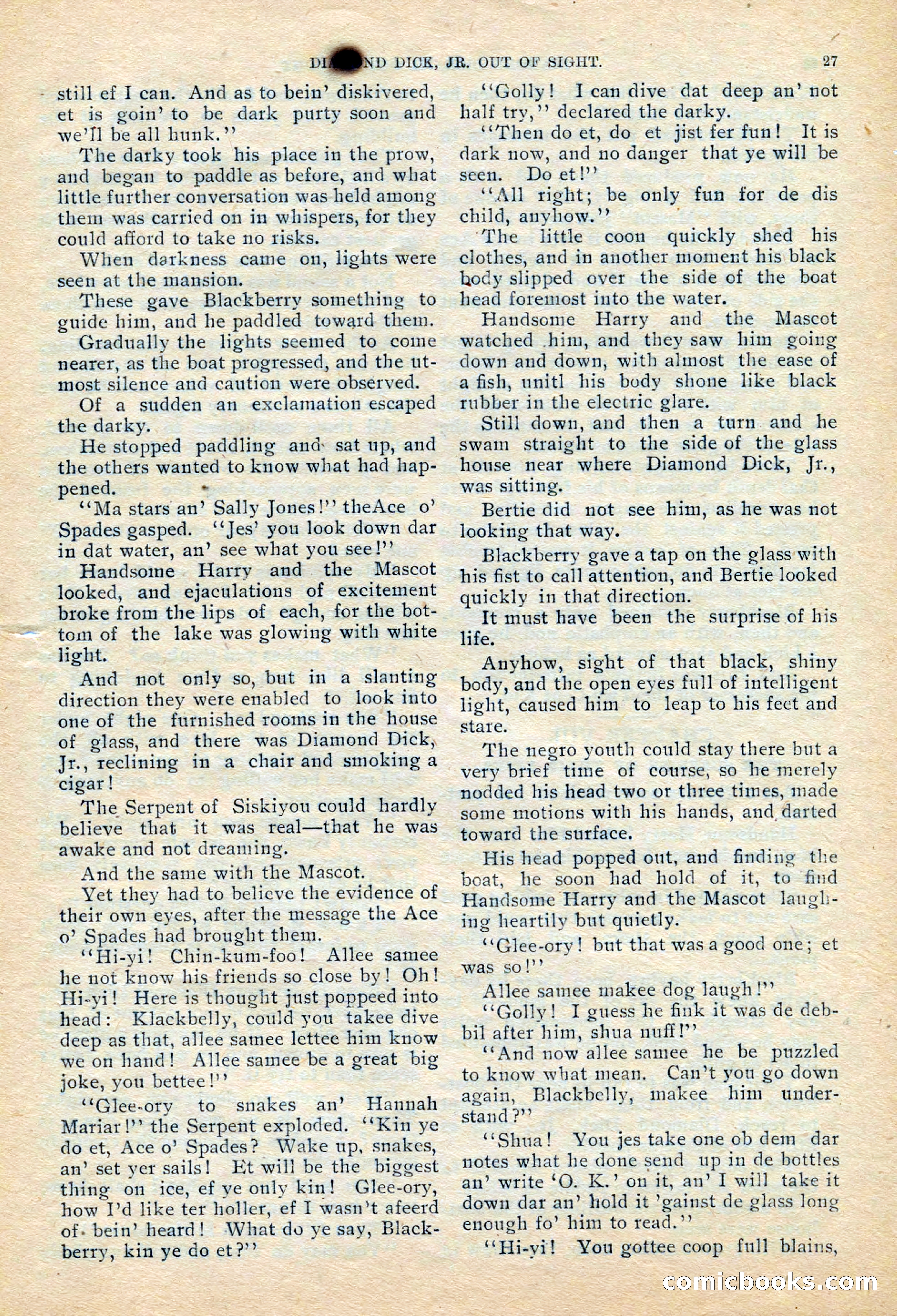 Diamond Dick, Jr. #60 — page 29 of 37