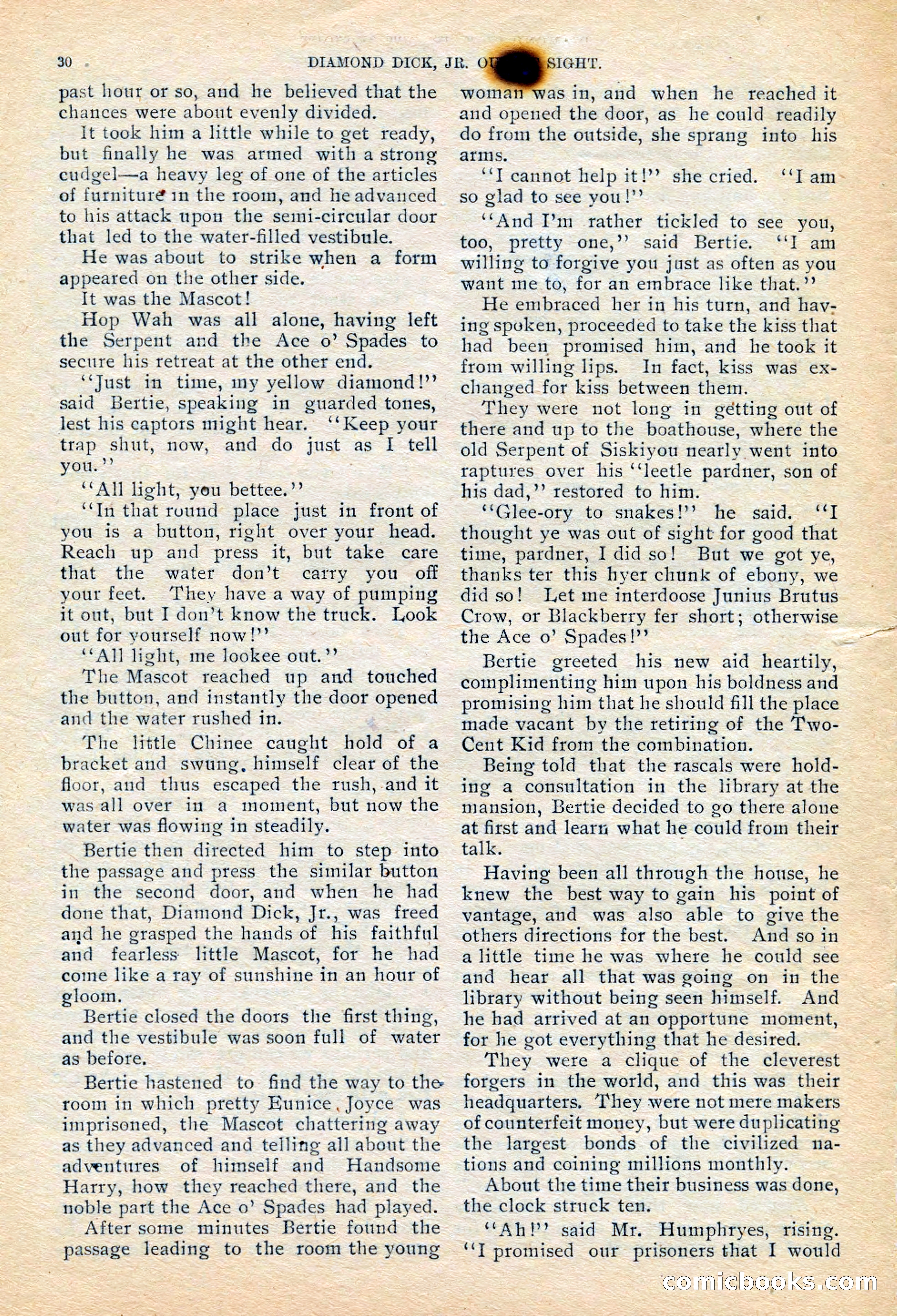 Diamond Dick, Jr. #60 — page 32 of 37