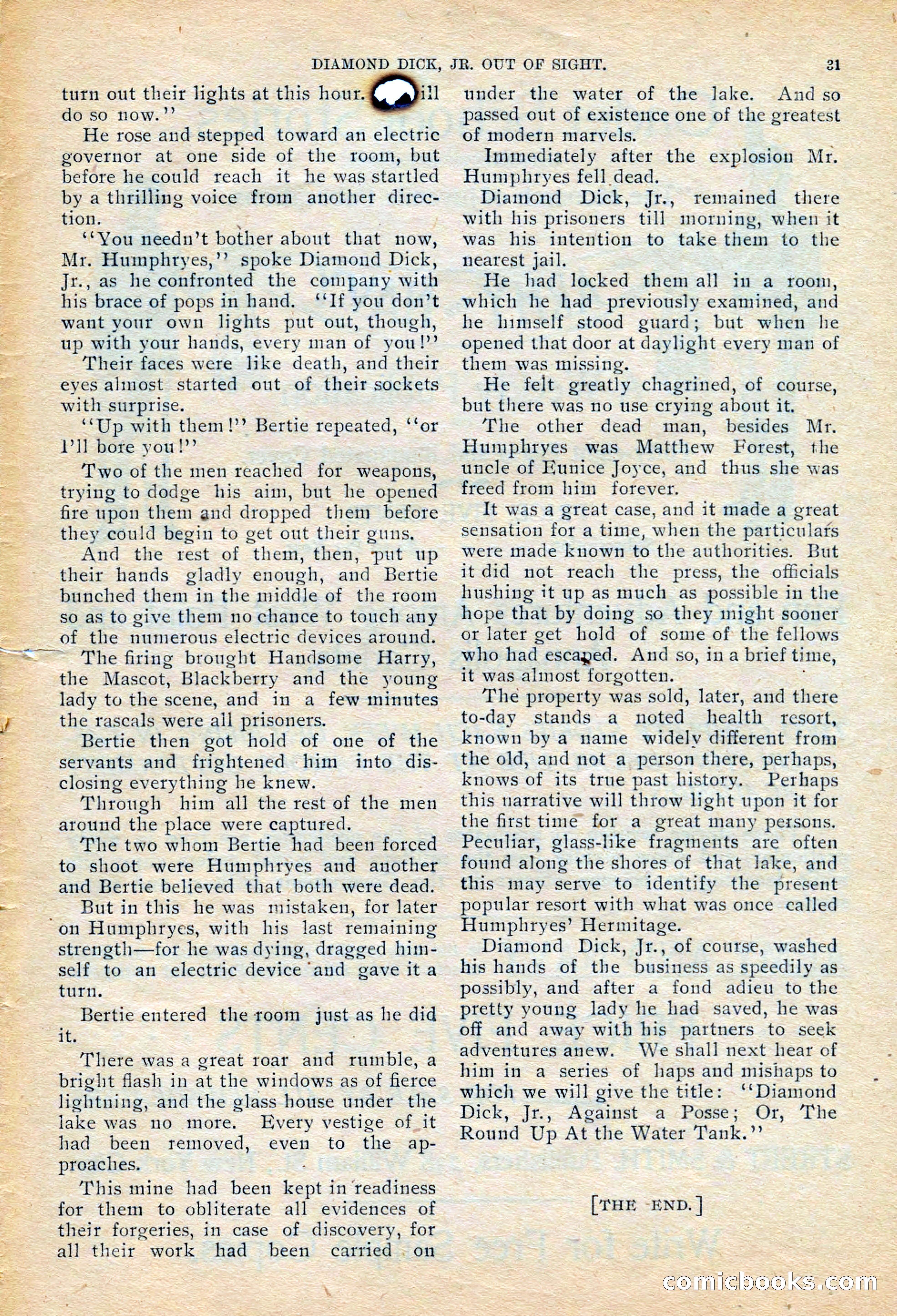 Diamond Dick, Jr. #60 — page 33 of 37