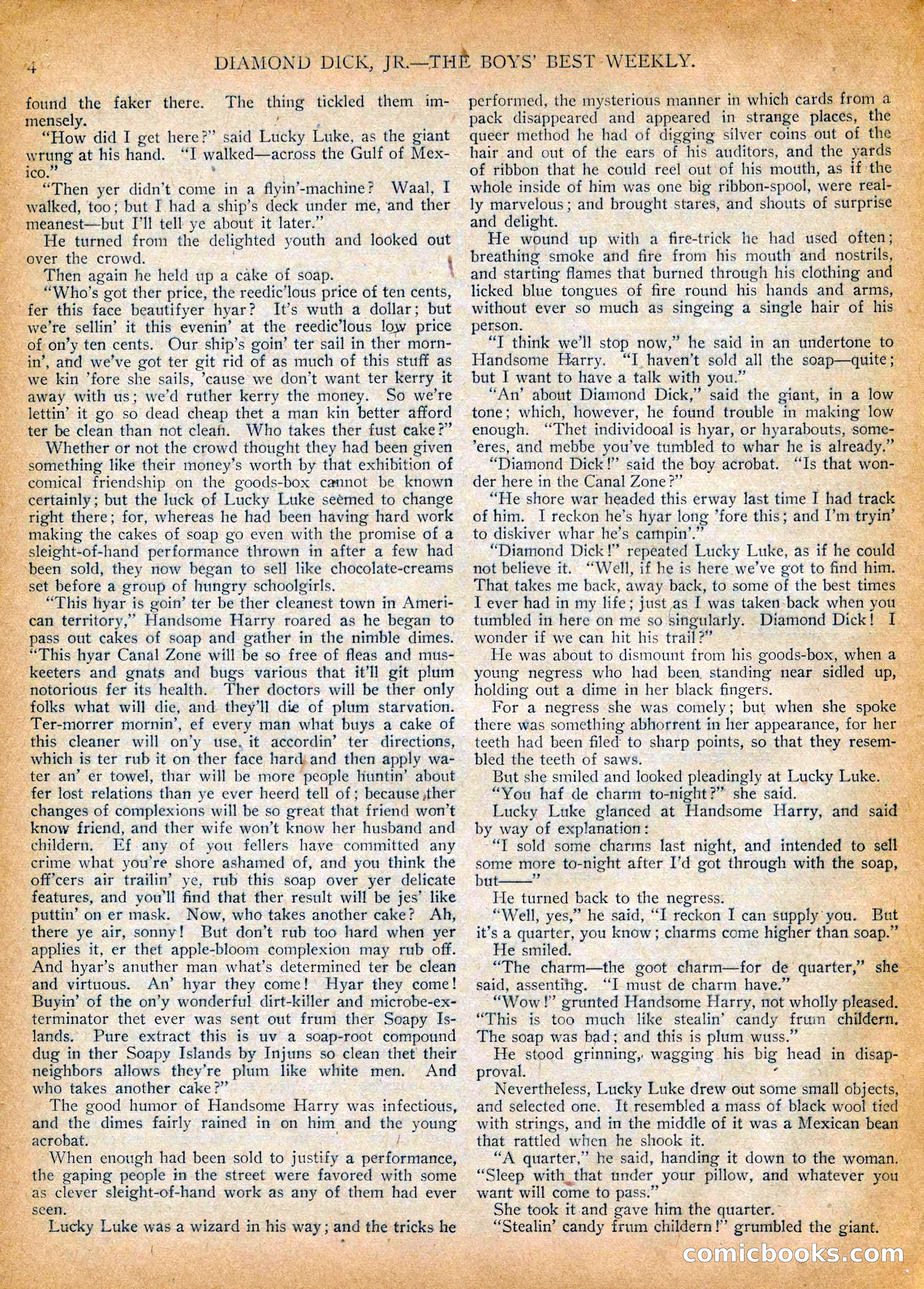 Diamond Dick Jr. #601 — page 6 of 37
