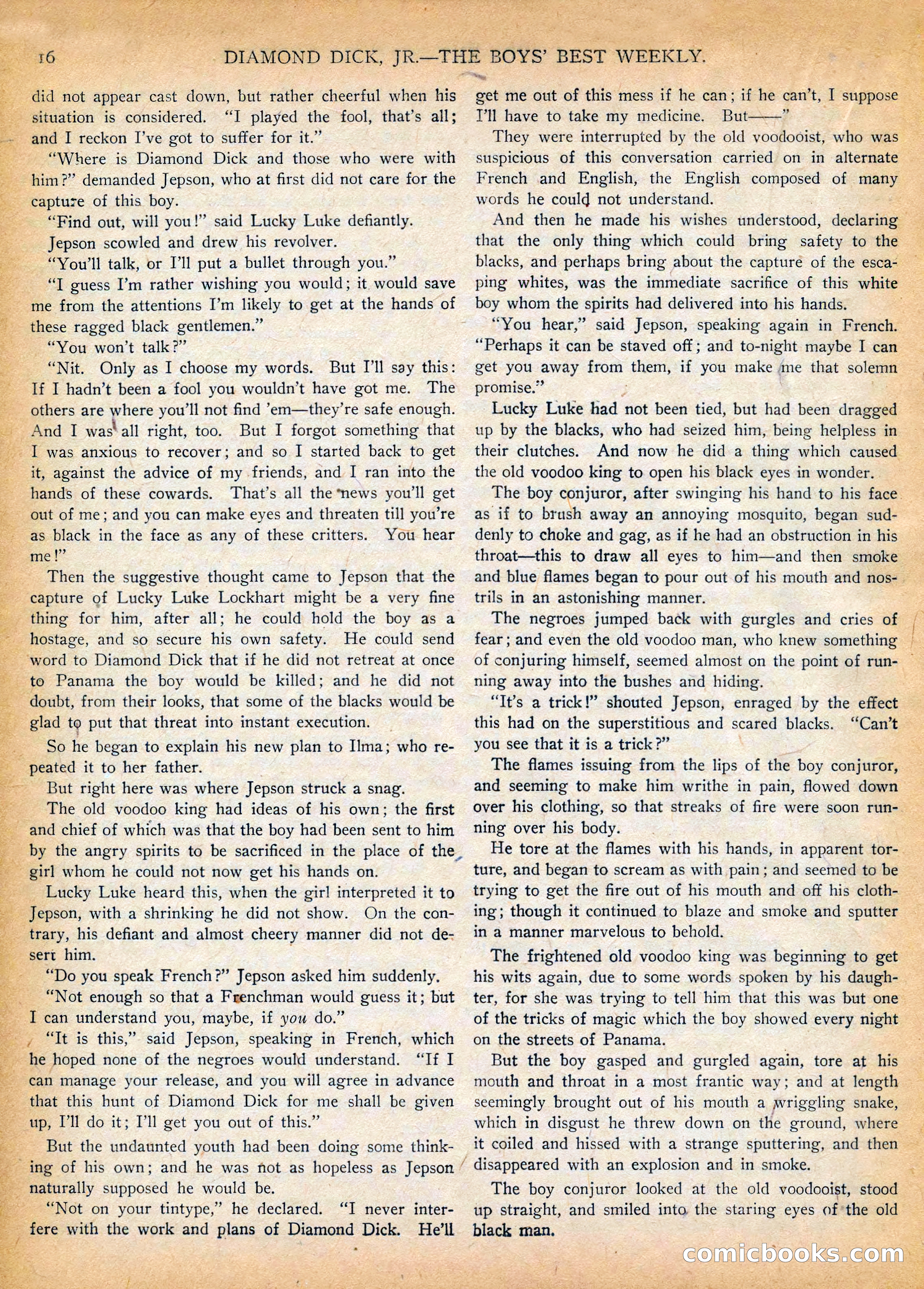 Diamond Dick Jr. #601 — page 18 of 37