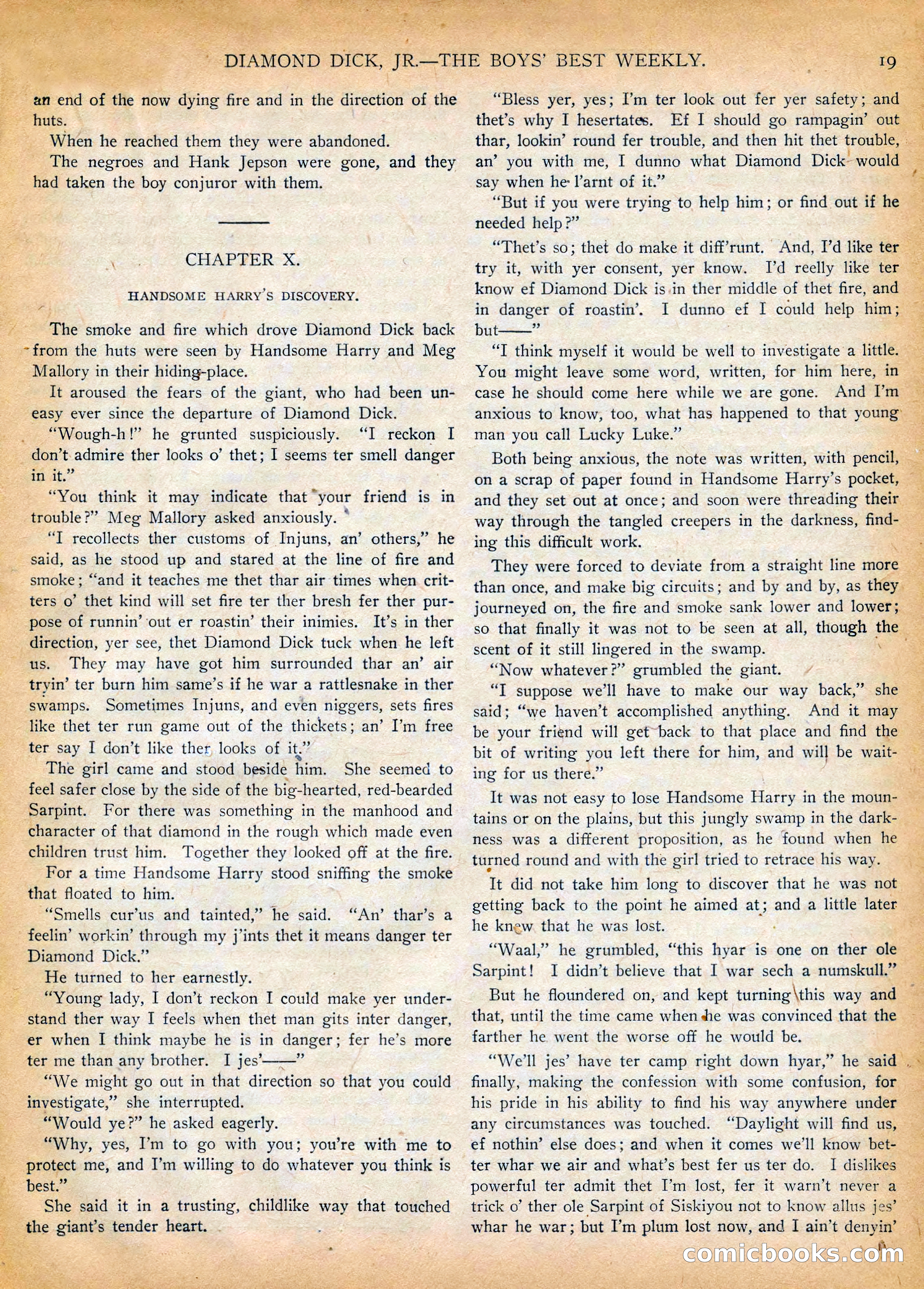 Diamond Dick Jr. #601 — page 21 of 37