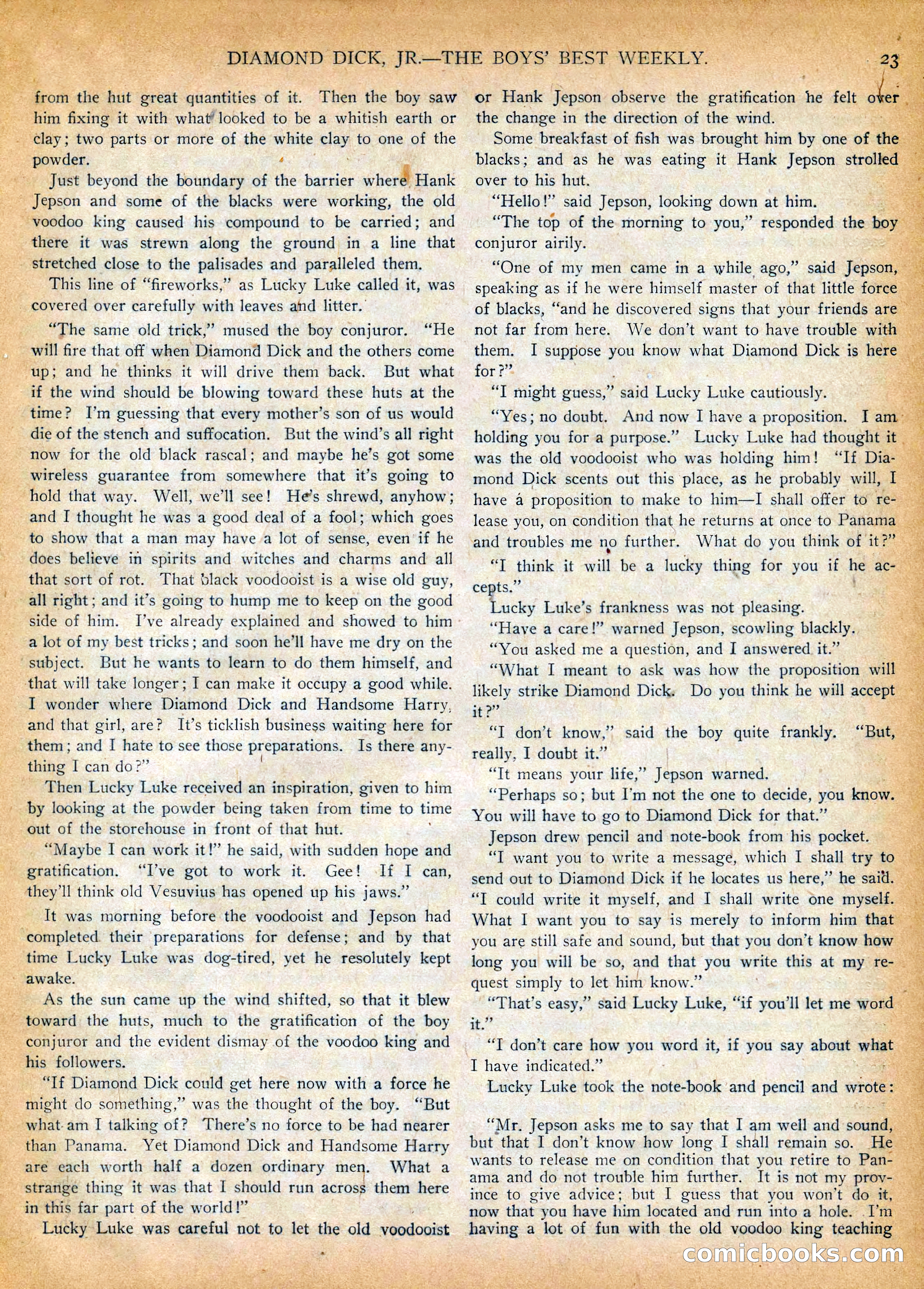 Diamond Dick Jr. #601 — page 25 of 37