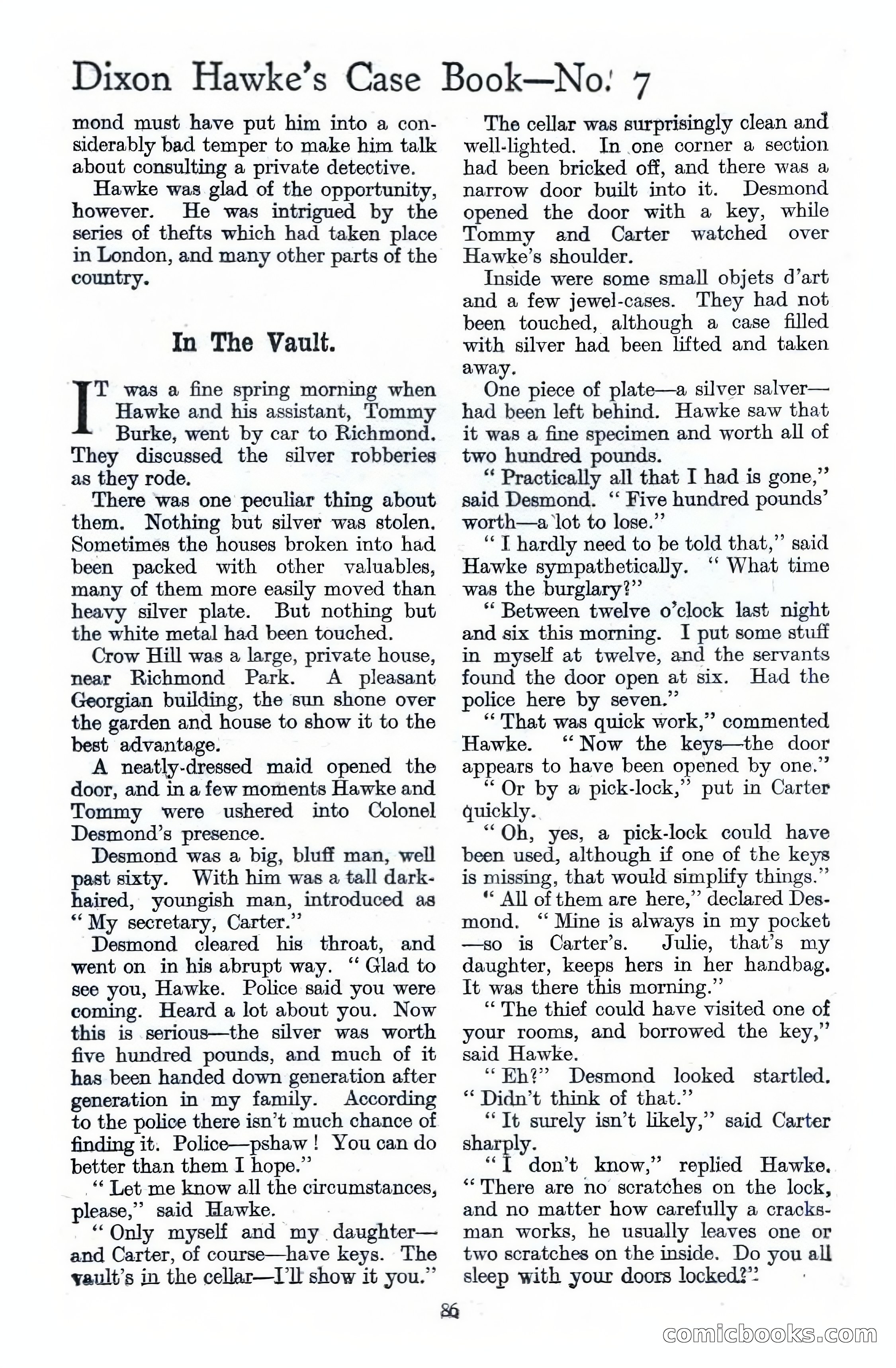 Dixon Hawke's Case Book #07 — page 88 of 227