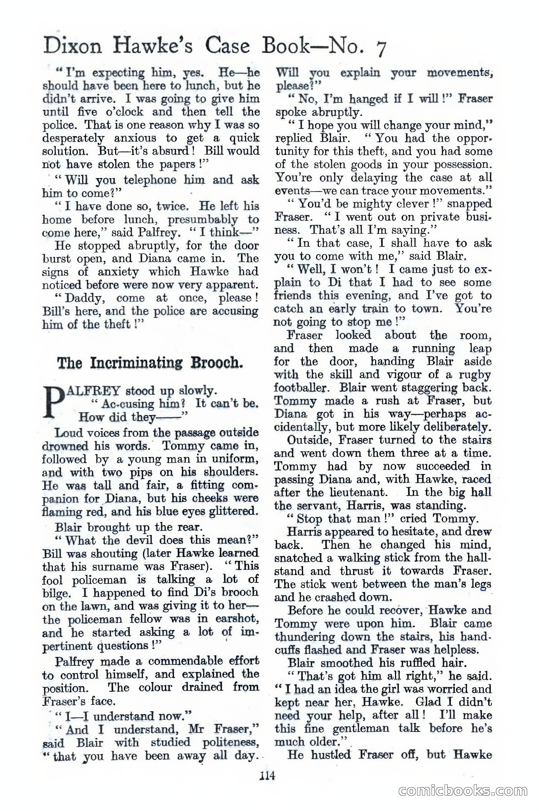 Dixon Hawke's Case Book #07 — page 116 of 227