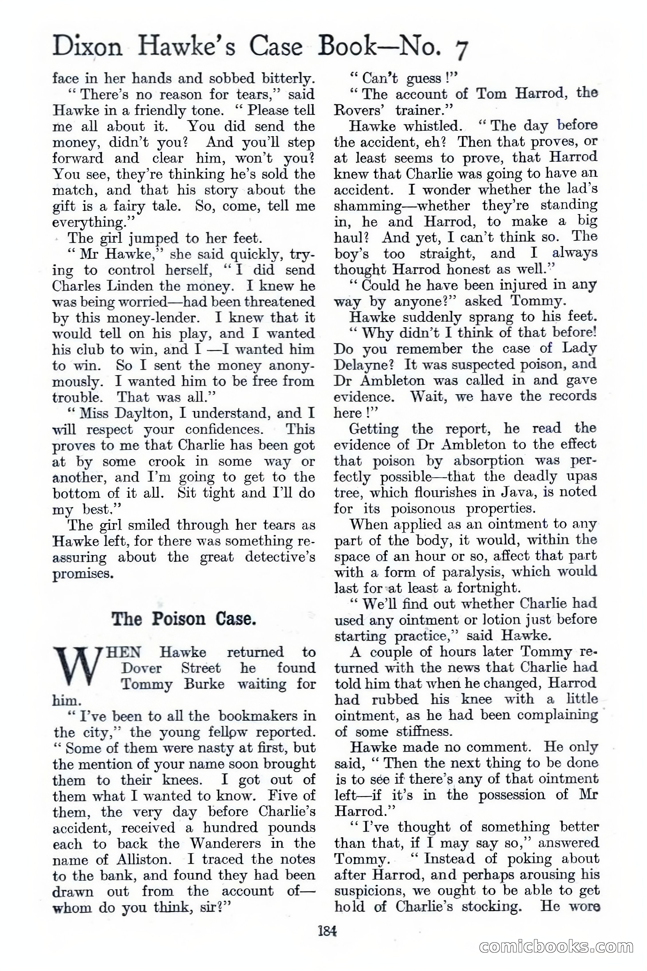 Dixon Hawke's Case Book #07 — page 186 of 227