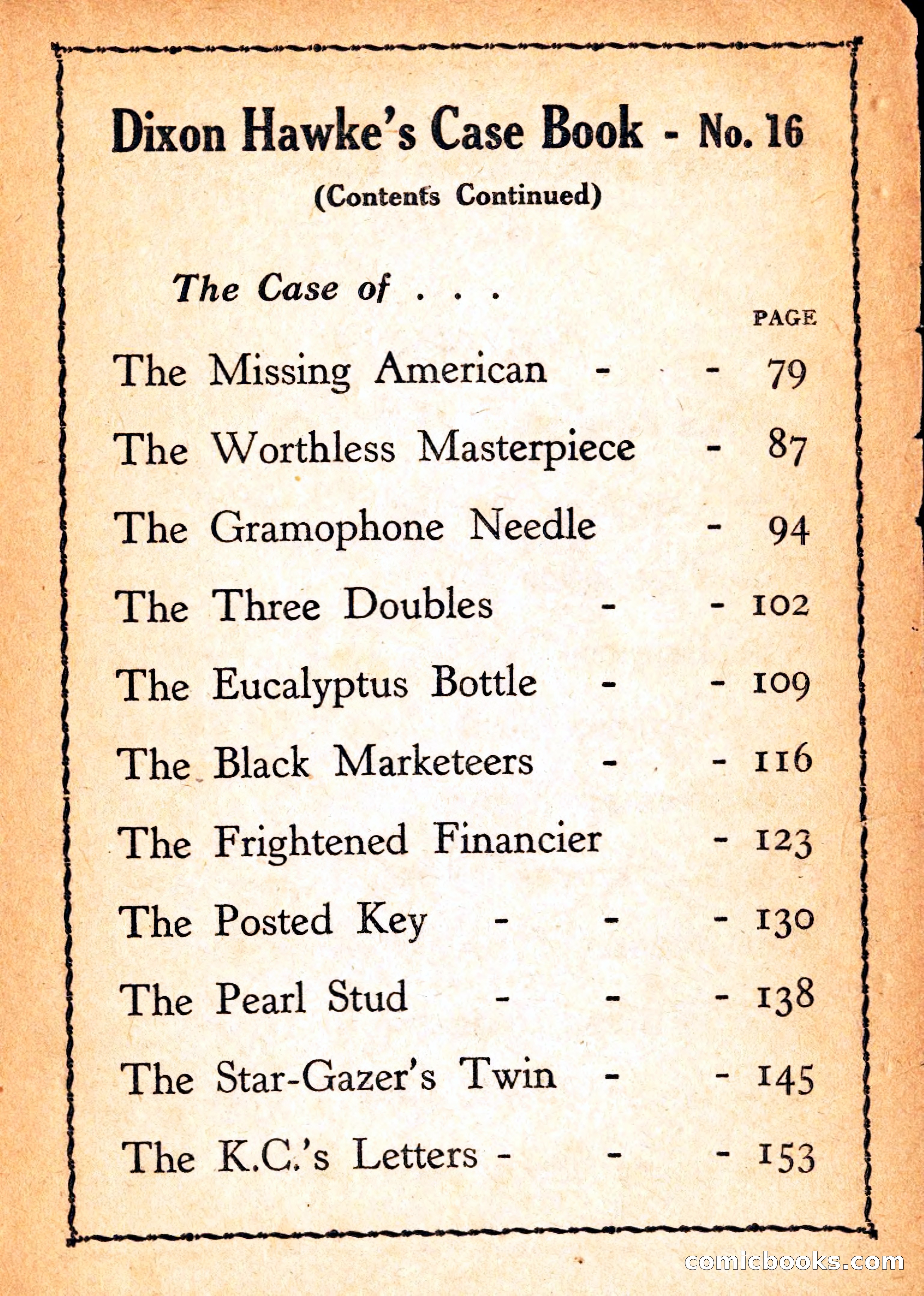 Dixon Hawke's Case Book No. 16 — page 5 of 164