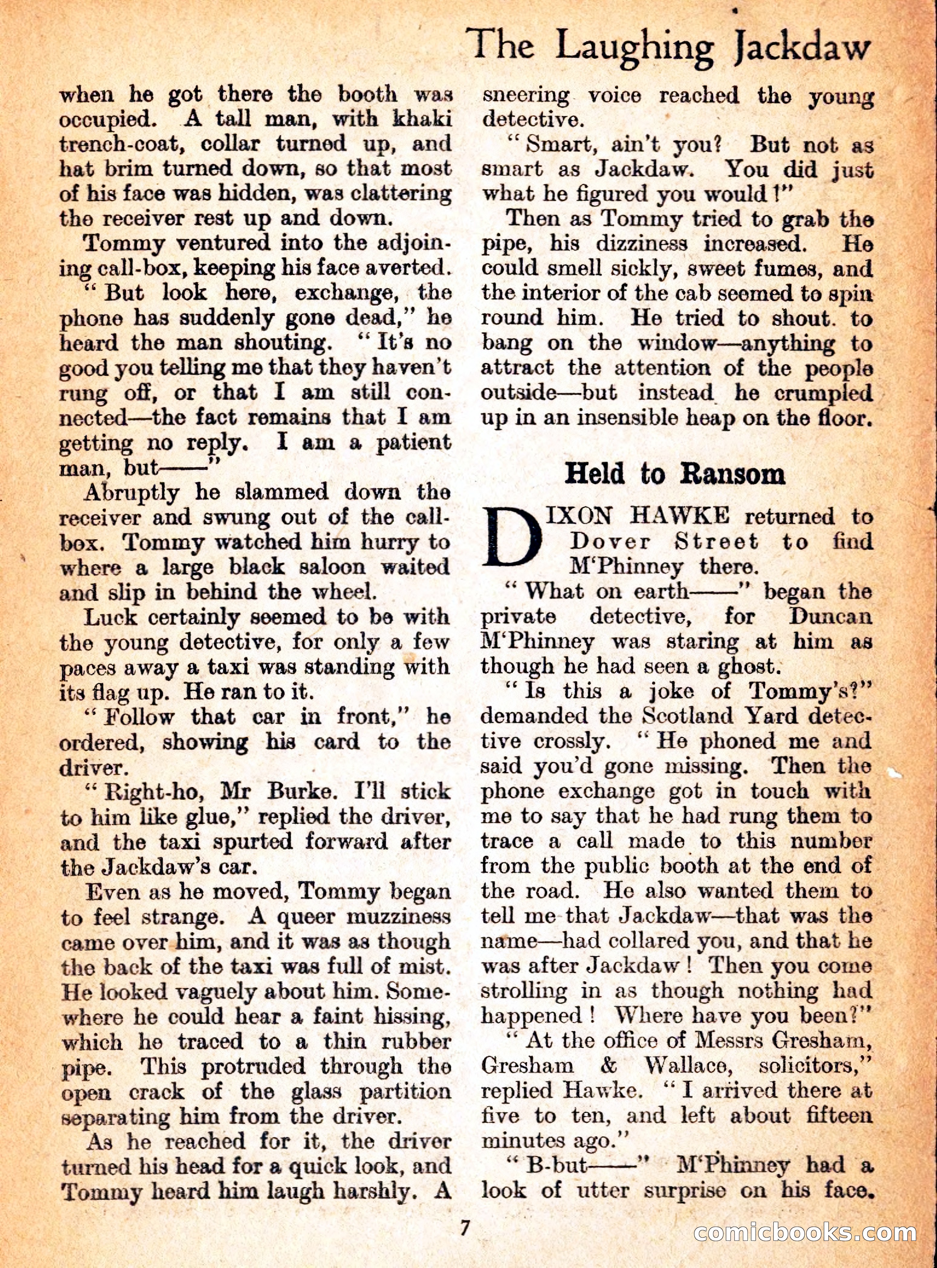 Dixon Hawke's Case Book No. 16 — page 9 of 164
