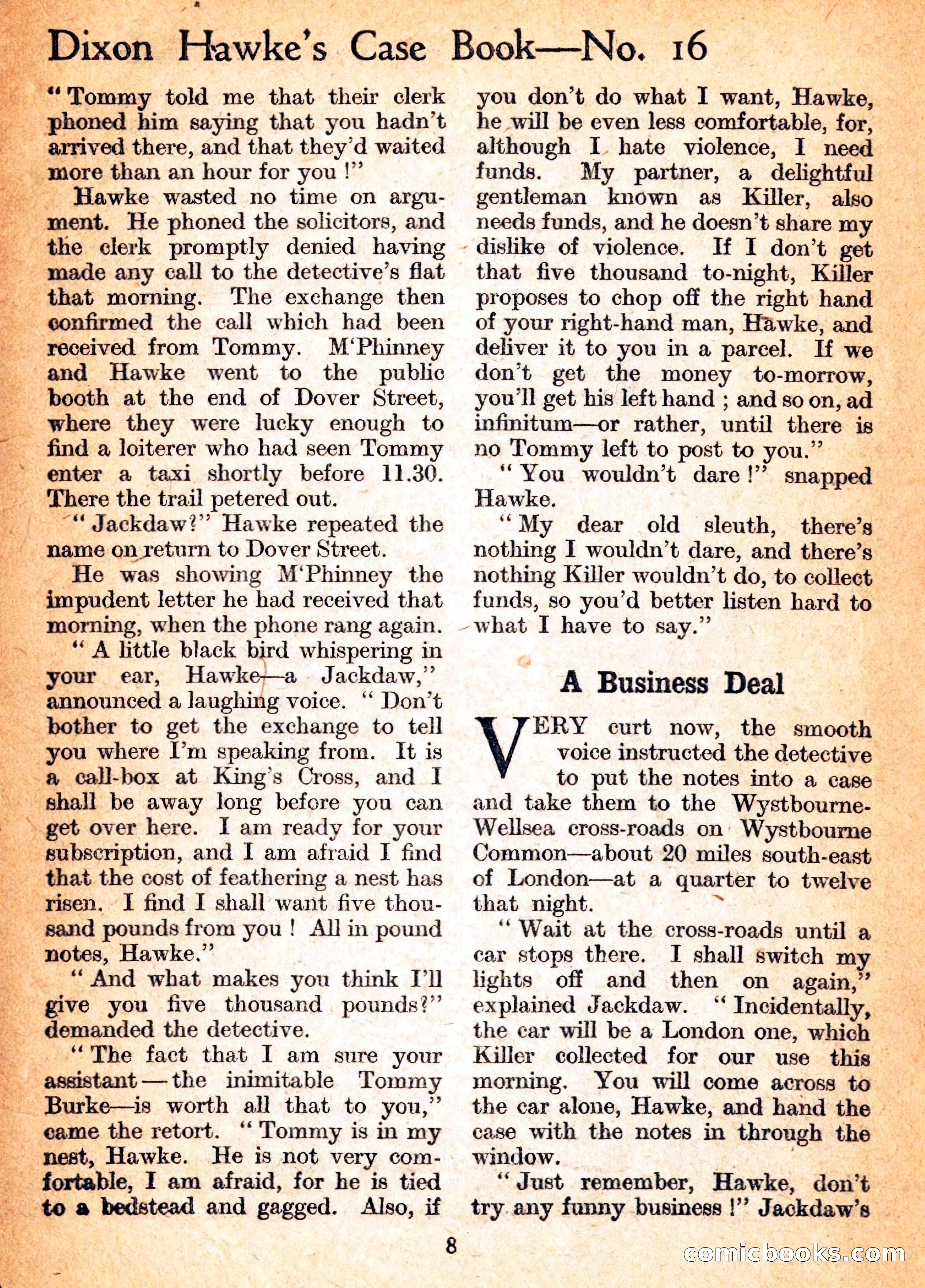 Dixon Hawke's Case Book No. 16 — page 10 of 164