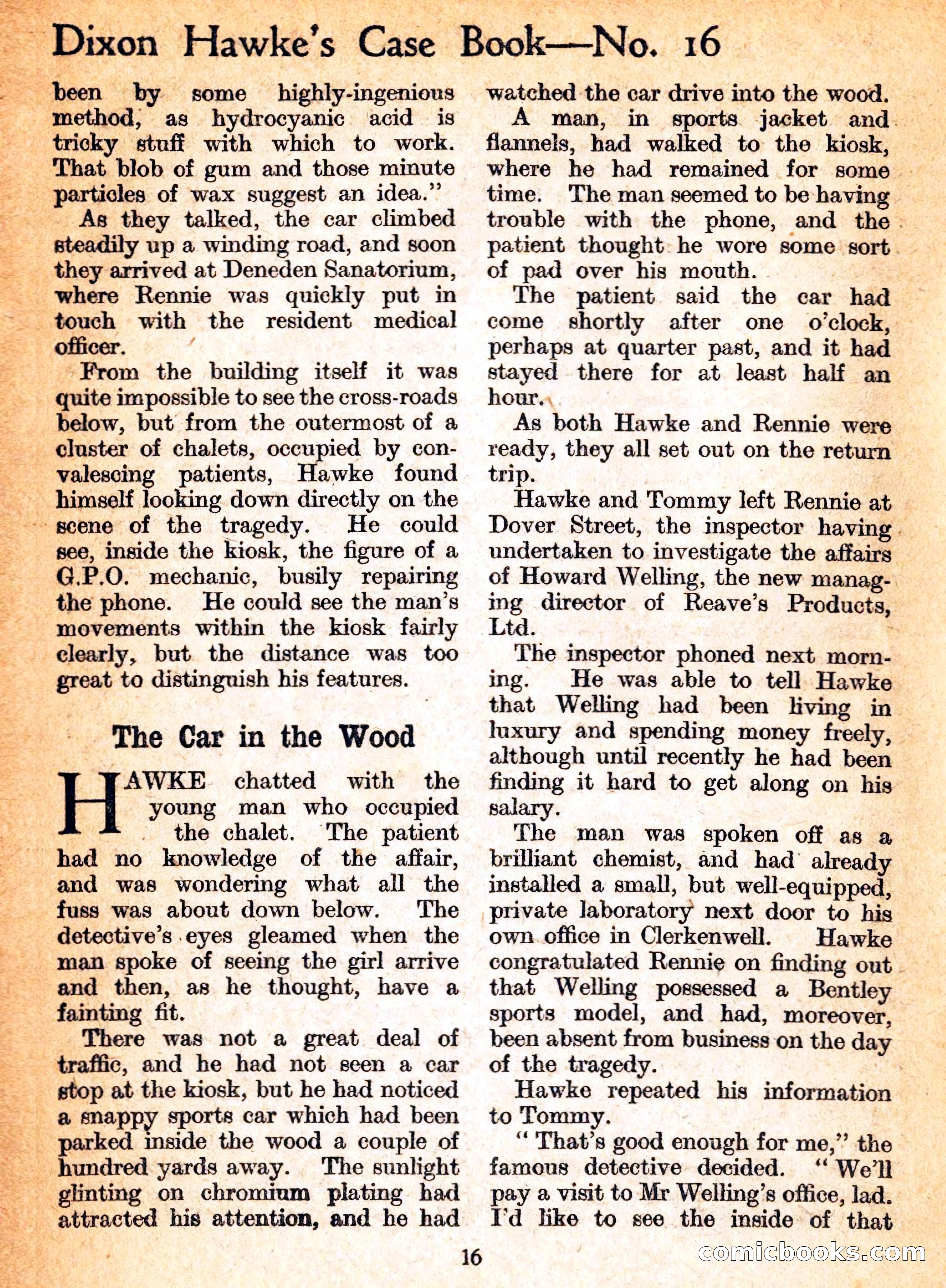 Dixon Hawke's Case Book No. 16 — page 18 of 164
