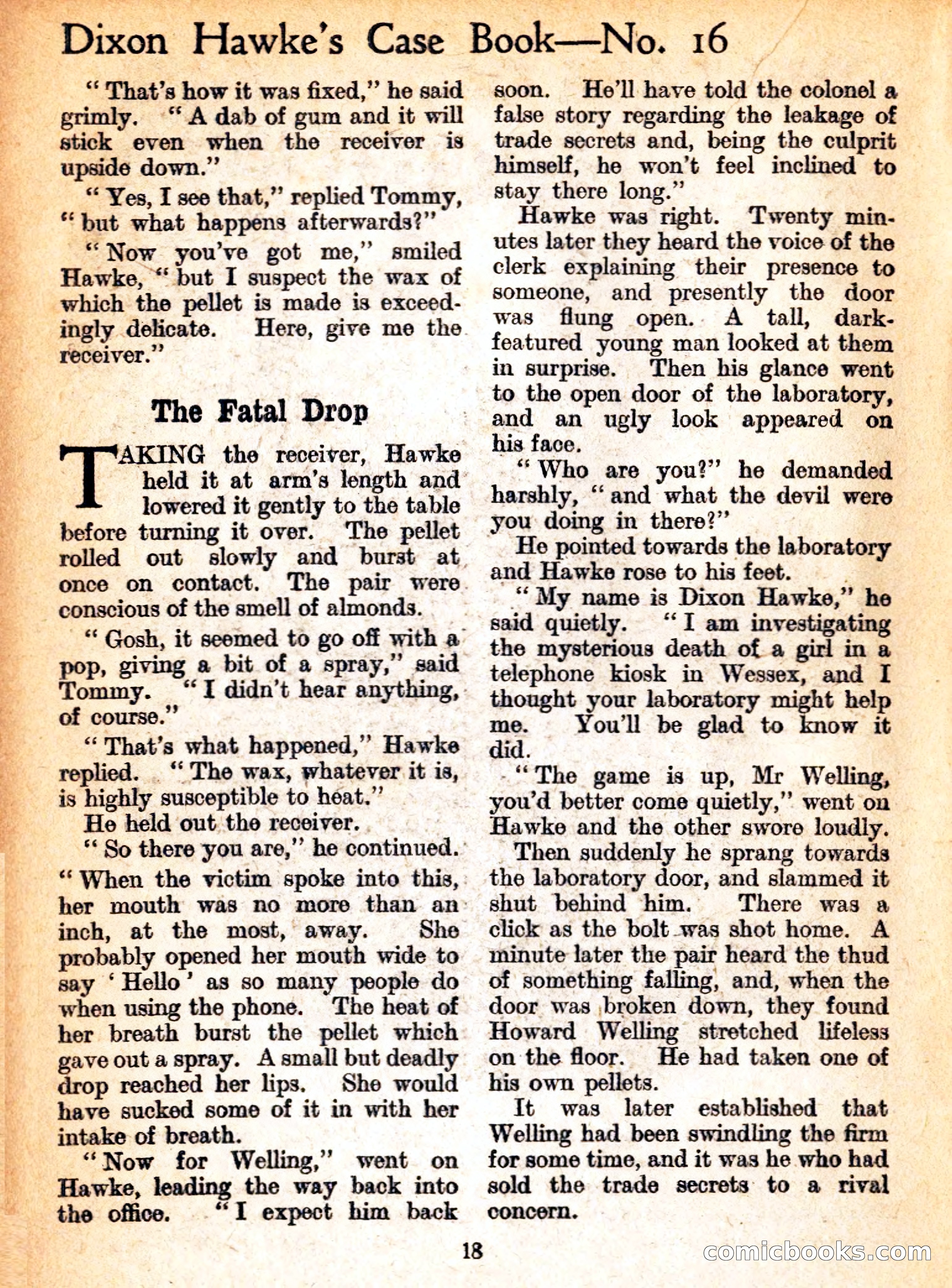 Dixon Hawke's Case Book No. 16 — page 20 of 164