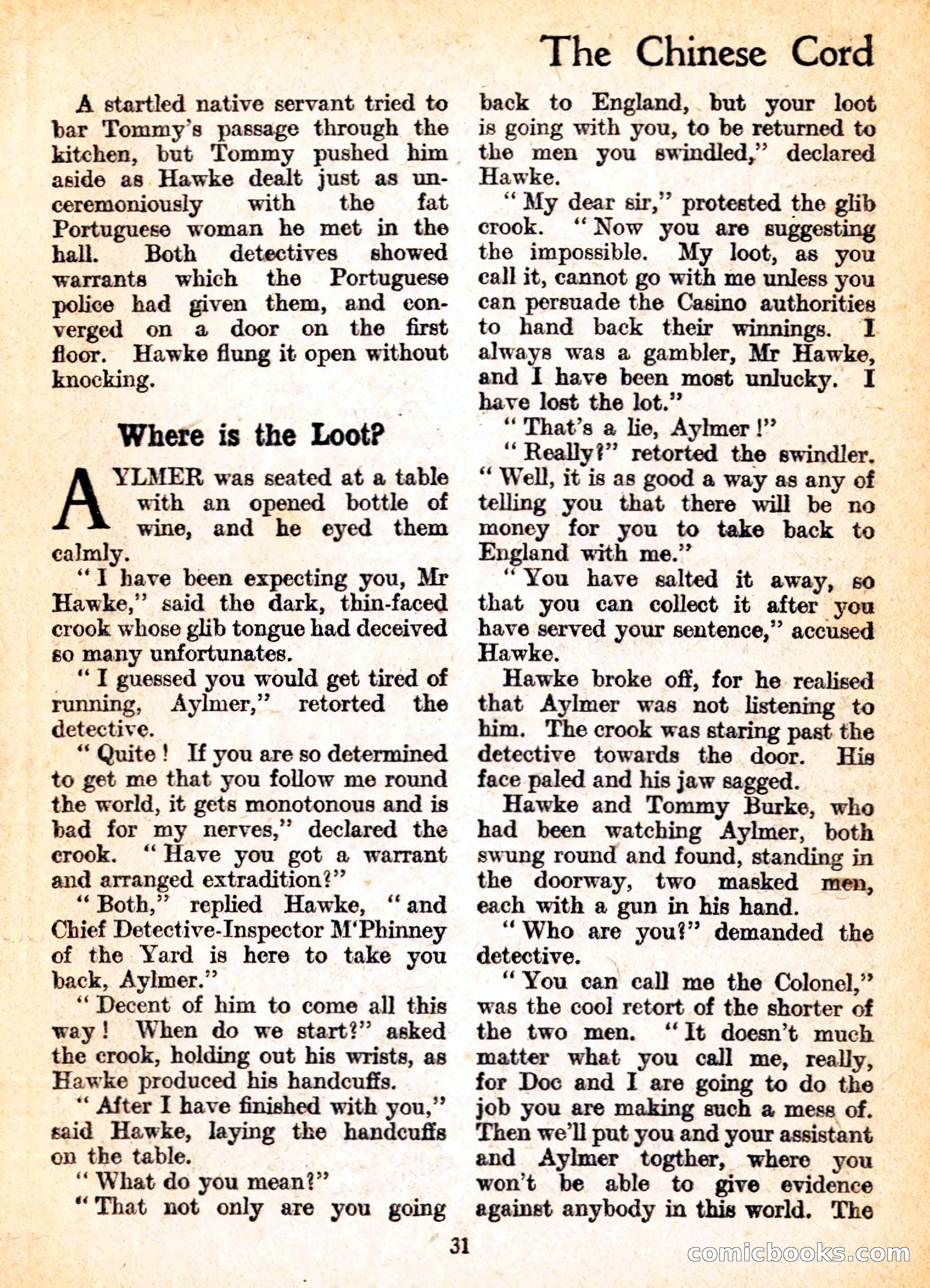 Dixon Hawke's Case Book No. 16 — page 33 of 164