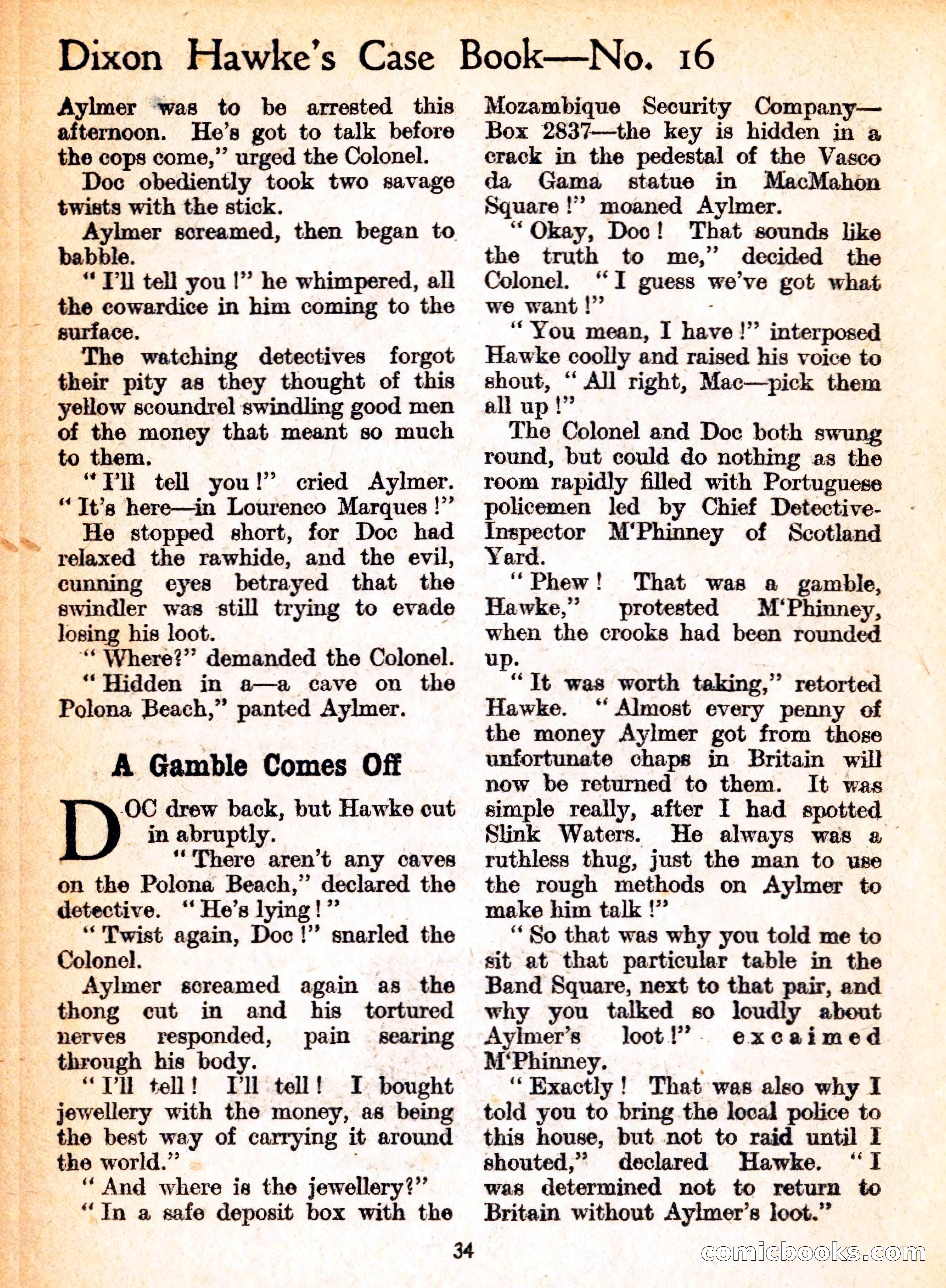Dixon Hawke's Case Book No. 16 — page 36 of 164