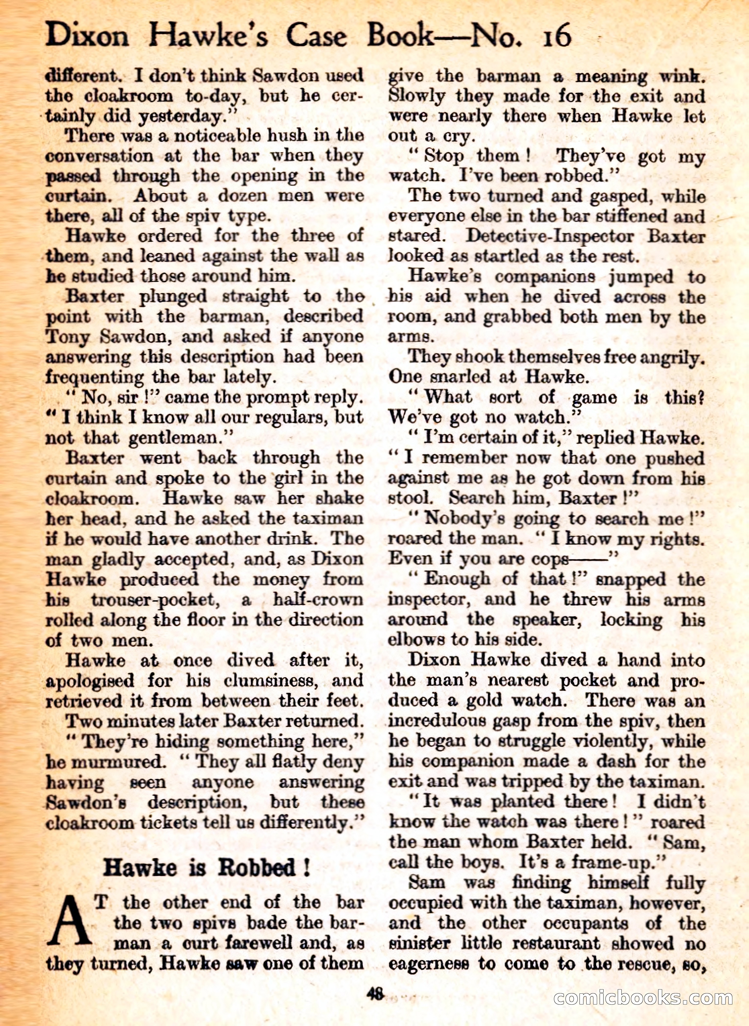Dixon Hawke's Case Book No. 16 — page 50 of 164