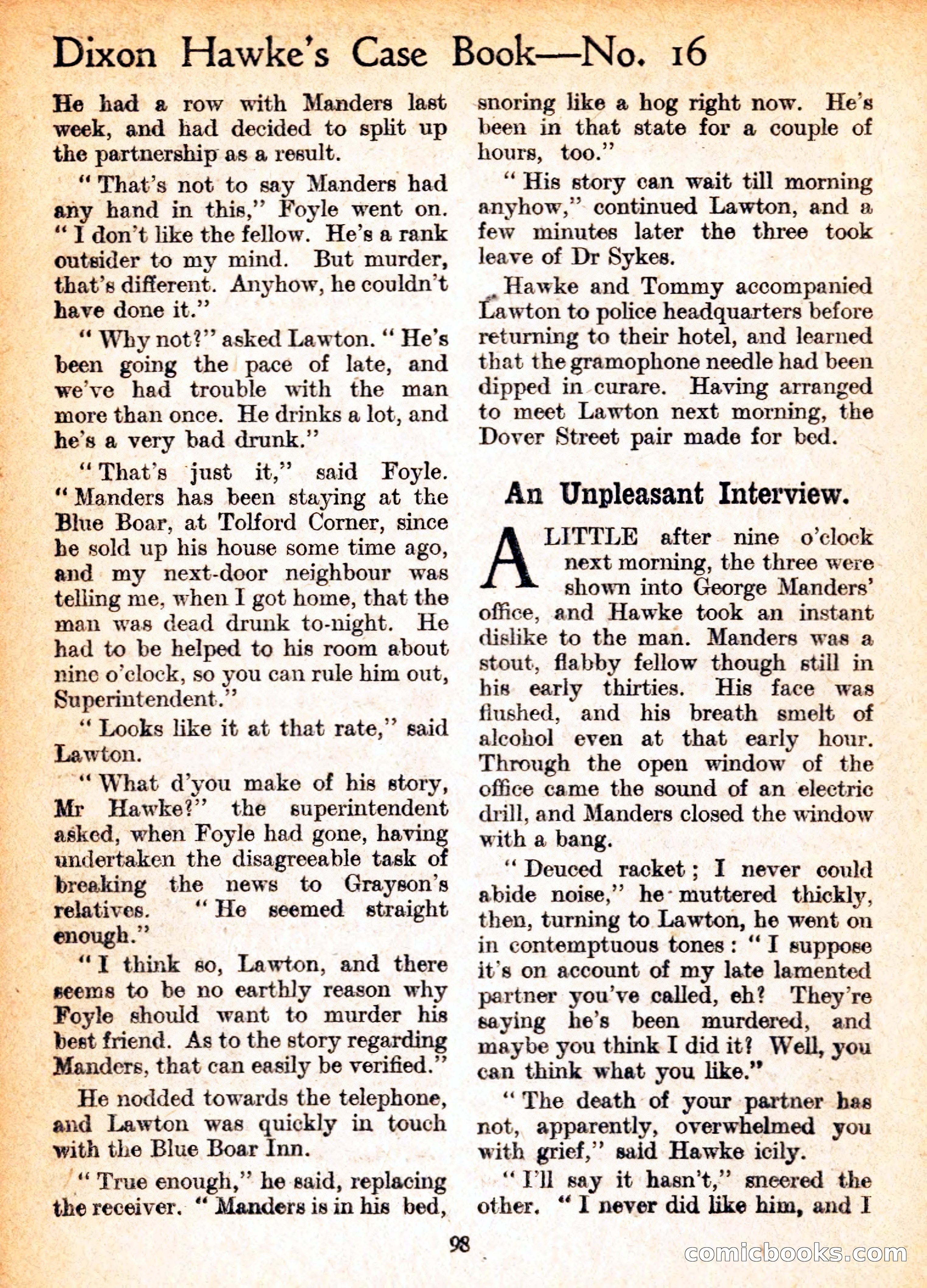 Dixon Hawke's Case Book No. 16 — page 100 of 164