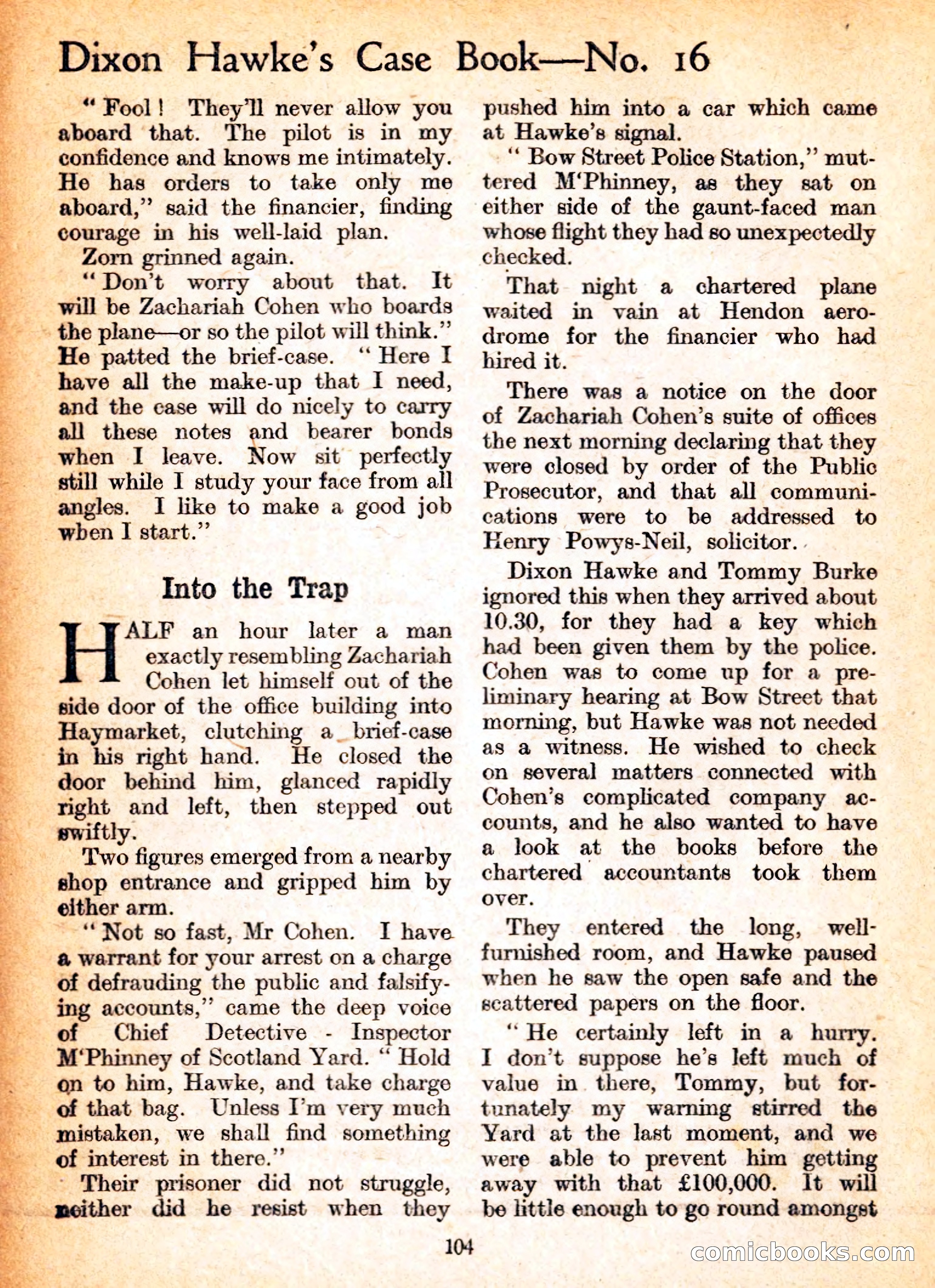 Dixon Hawke's Case Book No. 16 — page 106 of 164