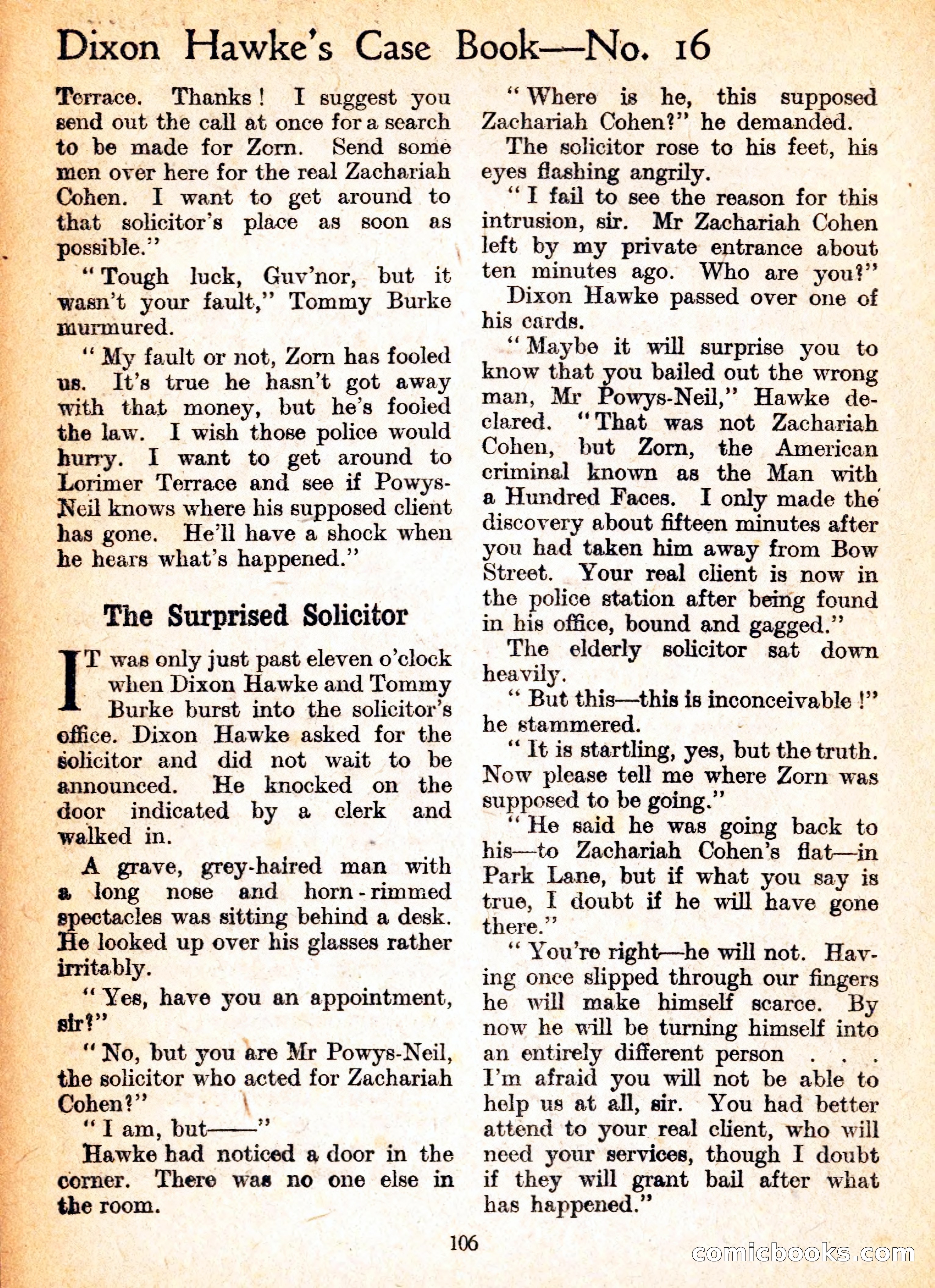 Dixon Hawke's Case Book No. 16 — page 108 of 164