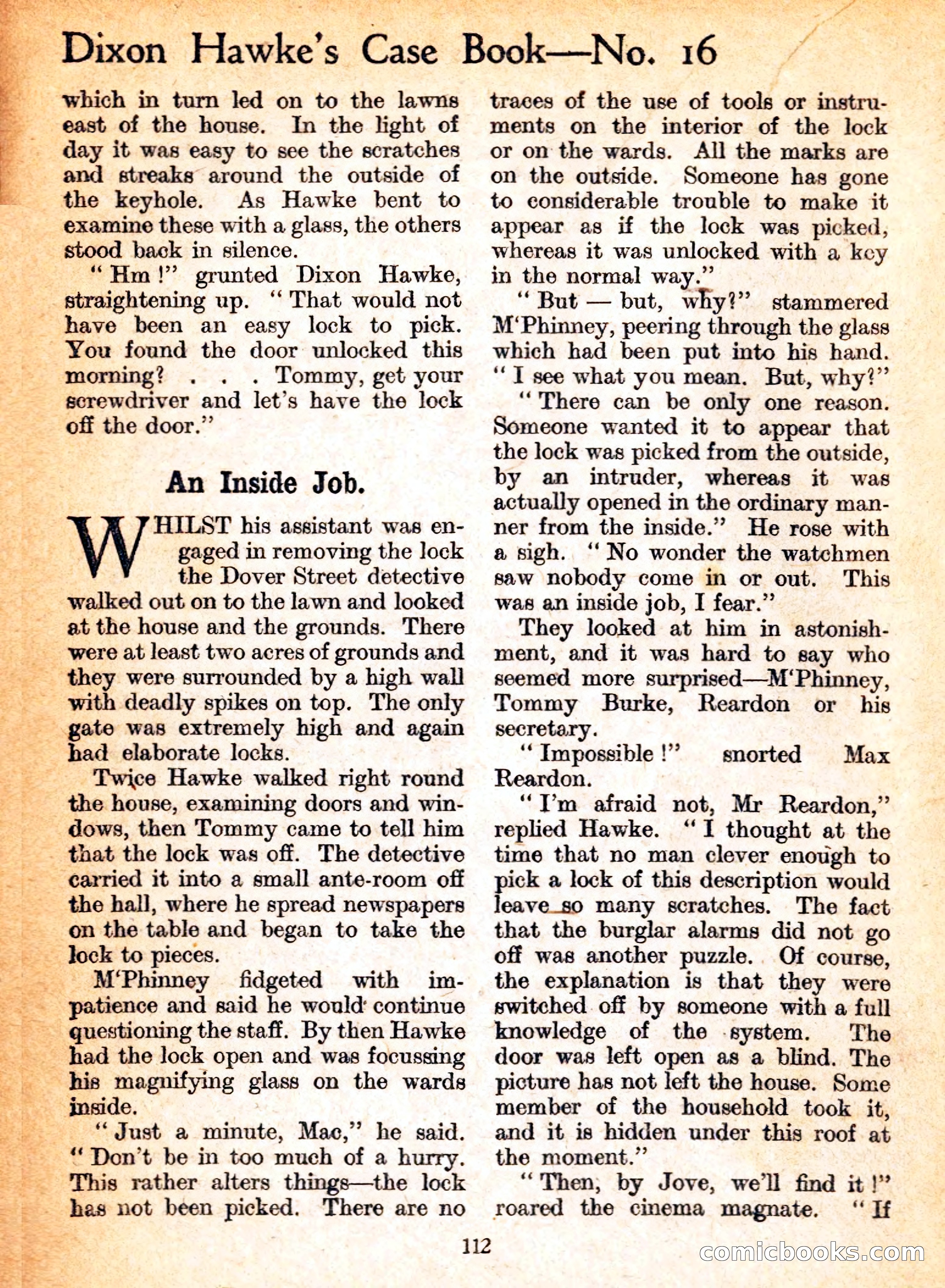Dixon Hawke's Case Book No. 16 — page 114 of 164
