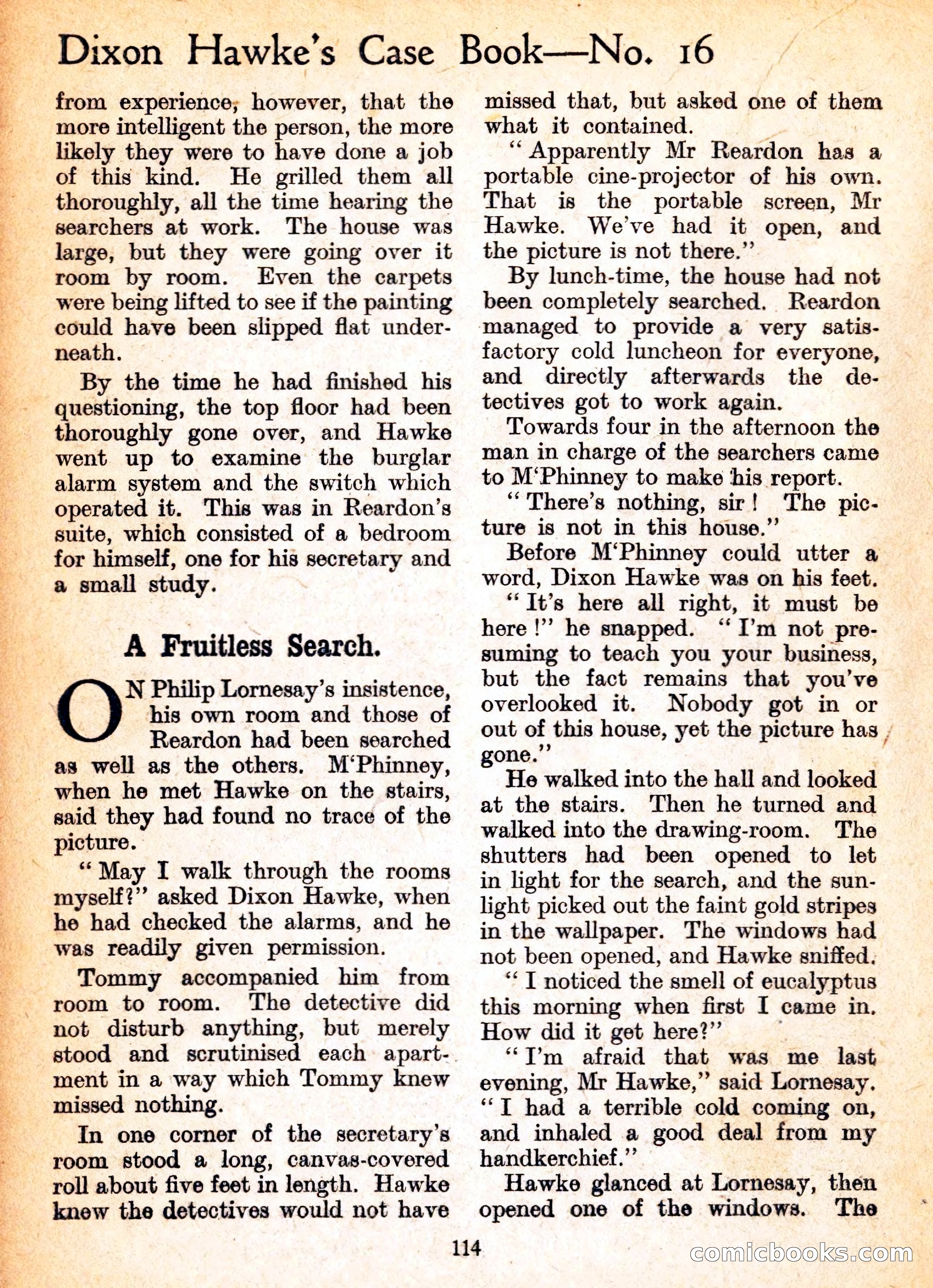 Dixon Hawke's Case Book No. 16 — page 116 of 164