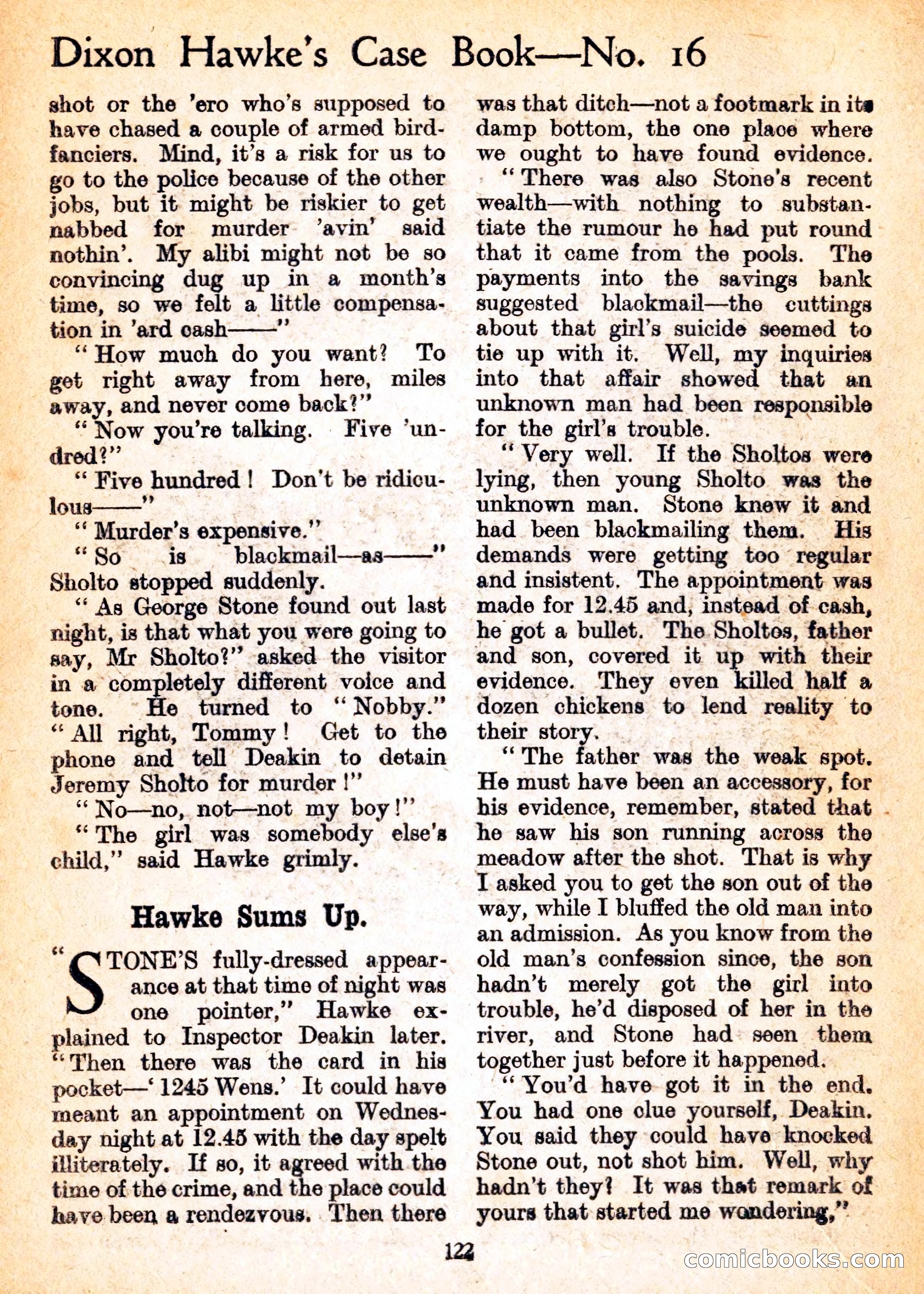 Dixon Hawke's Case Book No. 16 — page 124 of 164