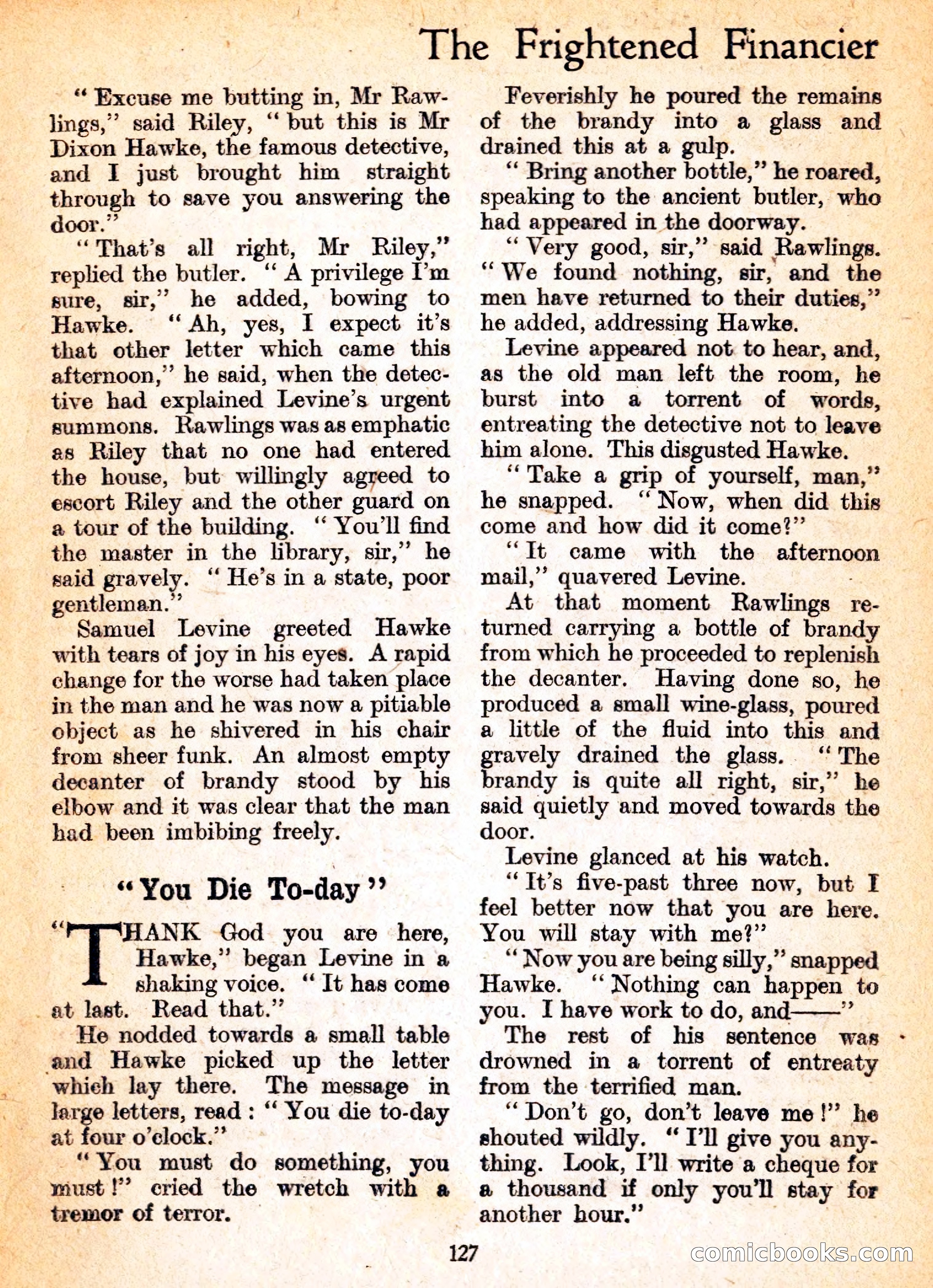 Dixon Hawke's Case Book No. 16 — page 129 of 164