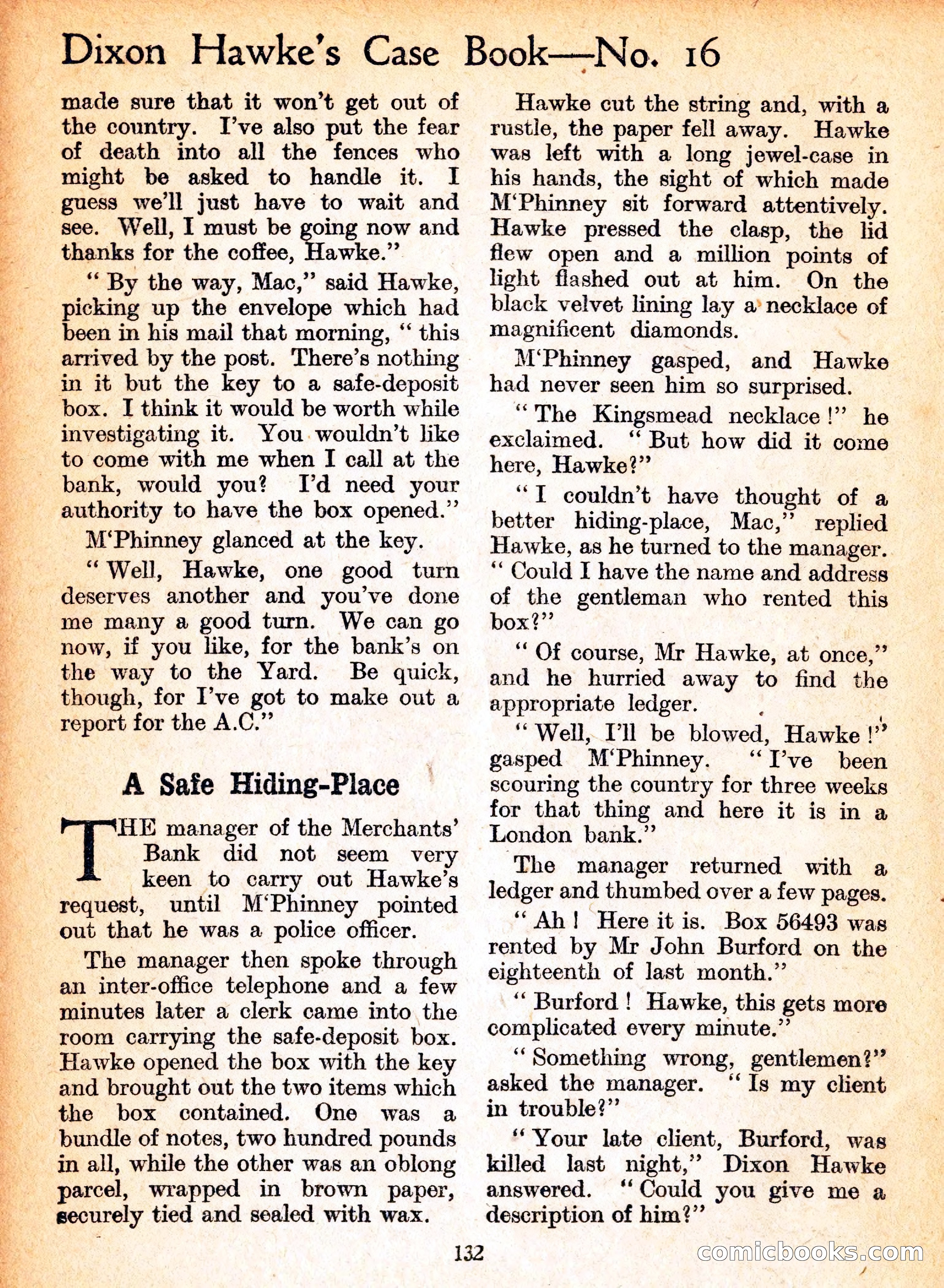 Dixon Hawke's Case Book No. 16 — page 134 of 164