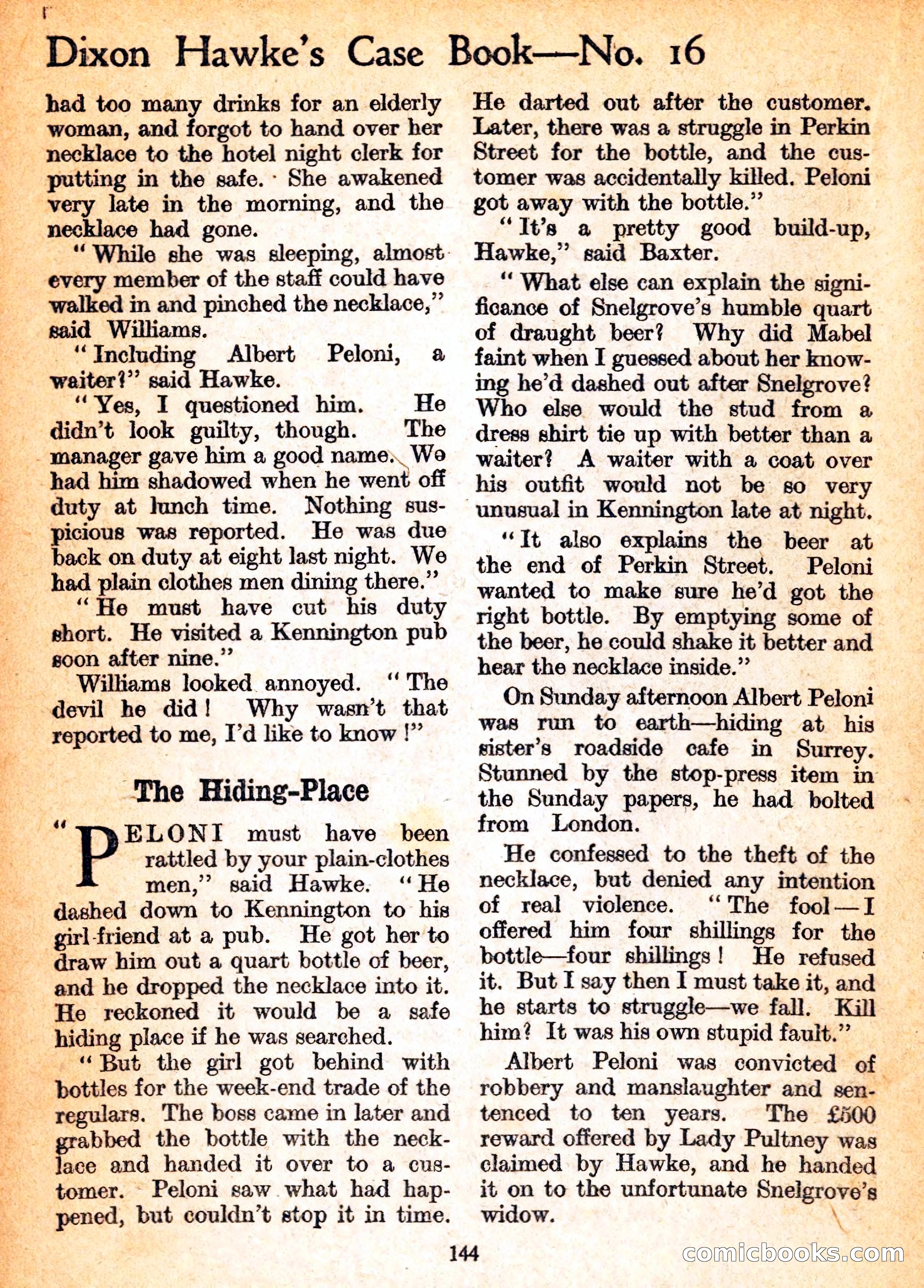 Dixon Hawke's Case Book No. 16 — page 146 of 164