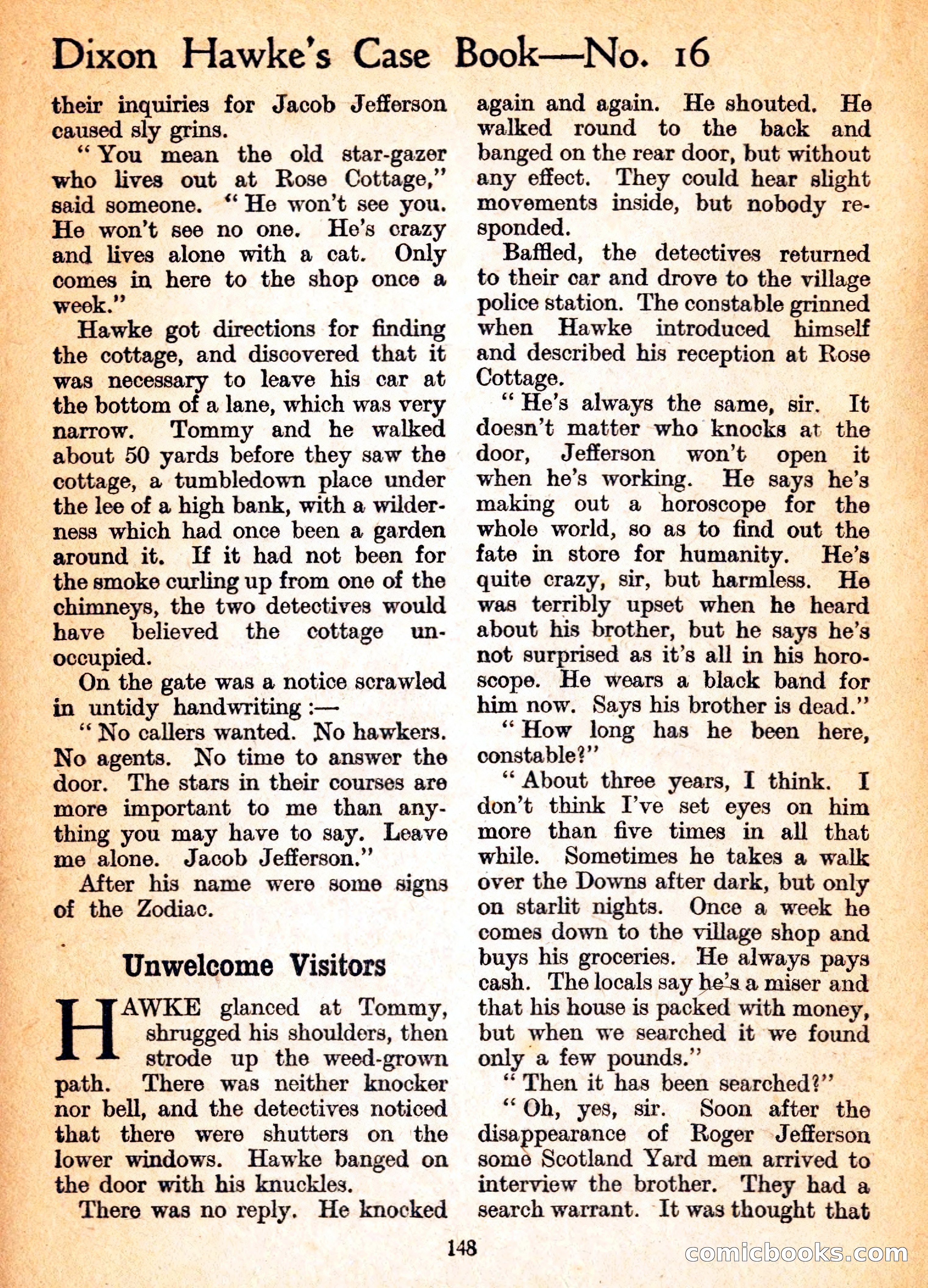Dixon Hawke's Case Book No. 16 — page 150 of 164