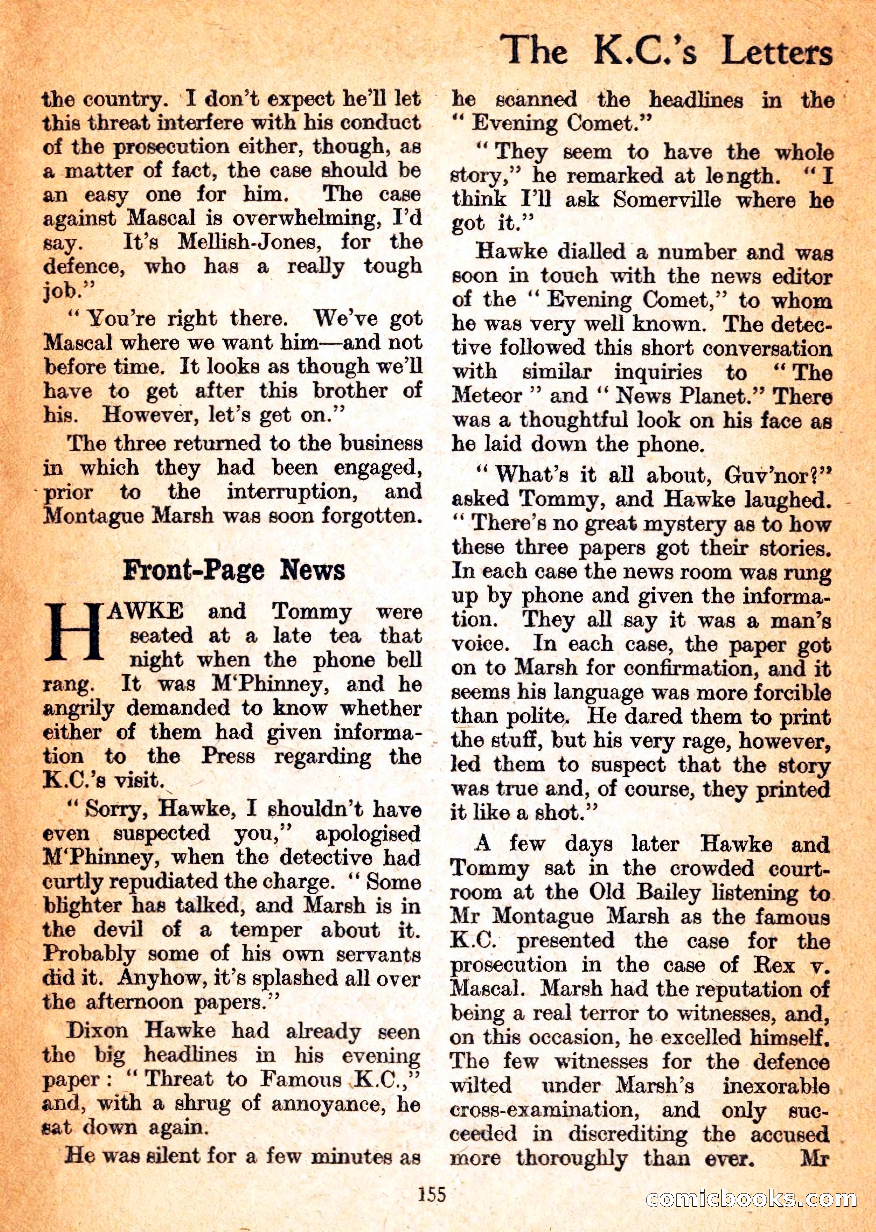 Dixon Hawke's Case Book No. 16 — page 157 of 164