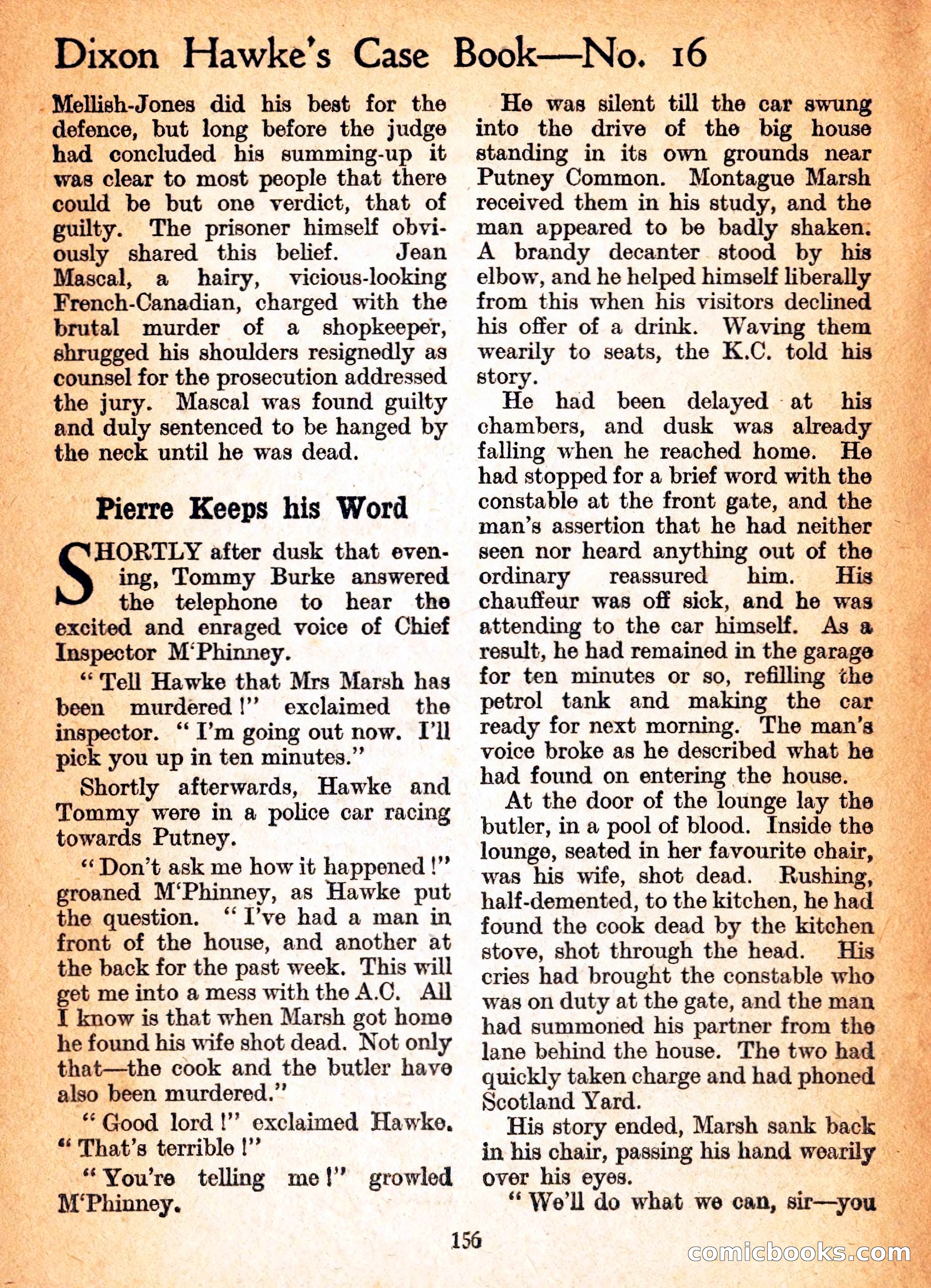 Dixon Hawke's Case Book No. 16 — page 158 of 164
