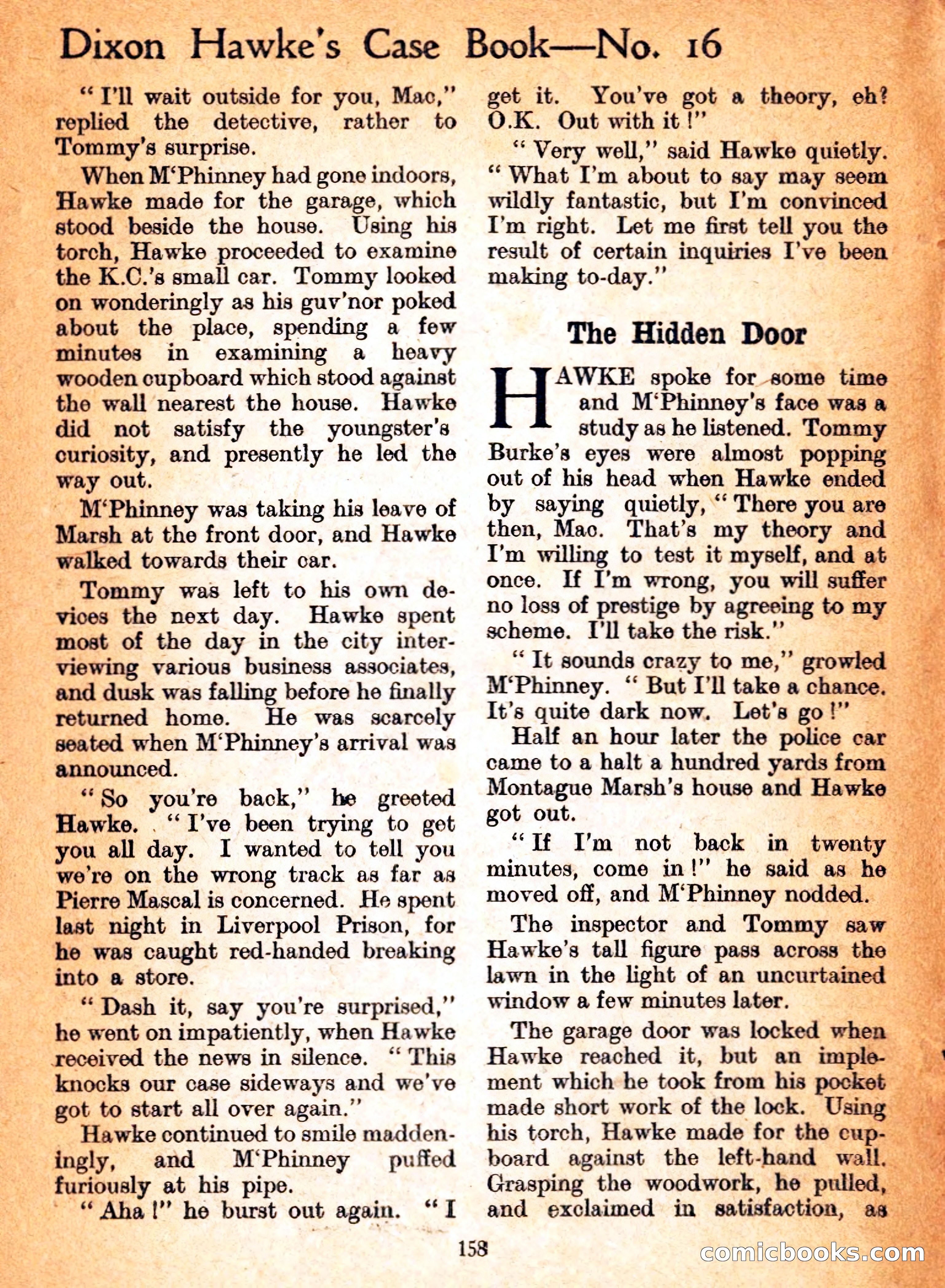 Dixon Hawke's Case Book No. 16 — page 160 of 164