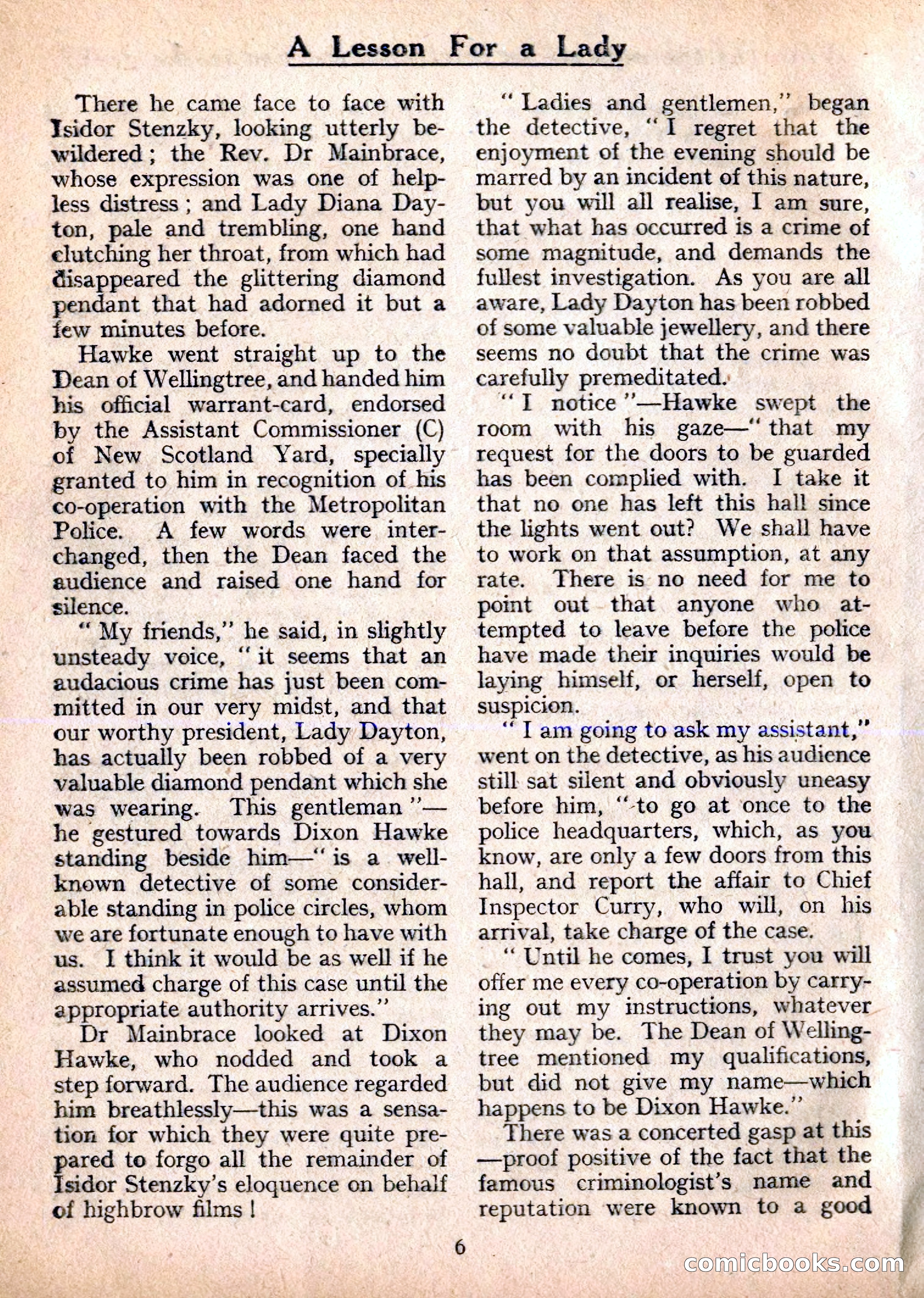 Dixon Hawke's Case Book No. 20 — page 7 of 162